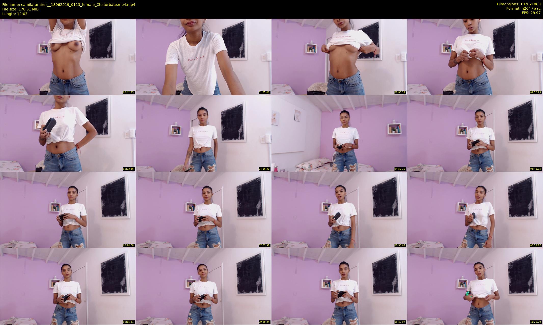 camilaramirez_ — 13 minute Chaturbate female cam show recording, 1080p, Jun 18, 2019