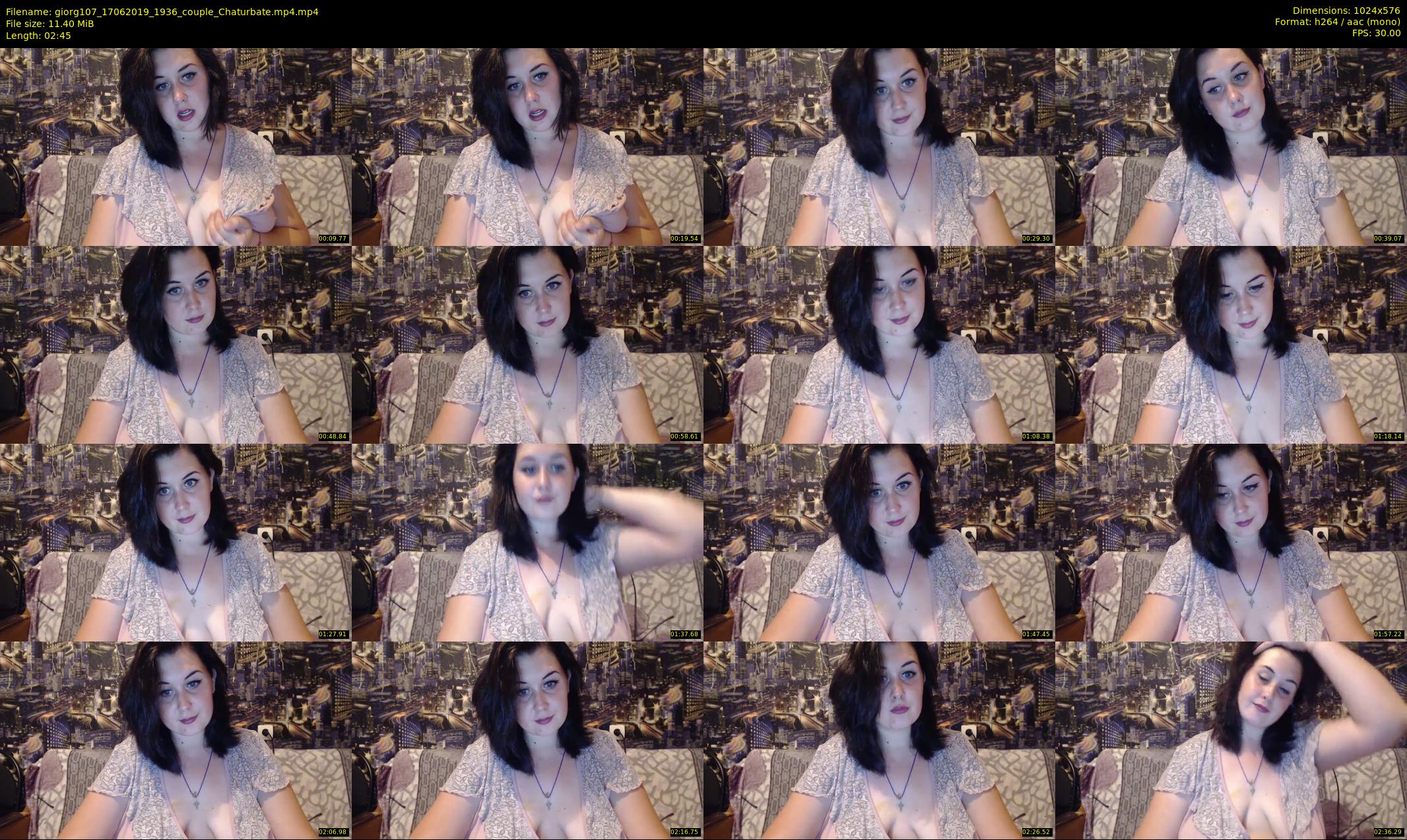 giorg107 — 3 minute Chaturbate couple cam show recording, 480p, Jun 17, 2019