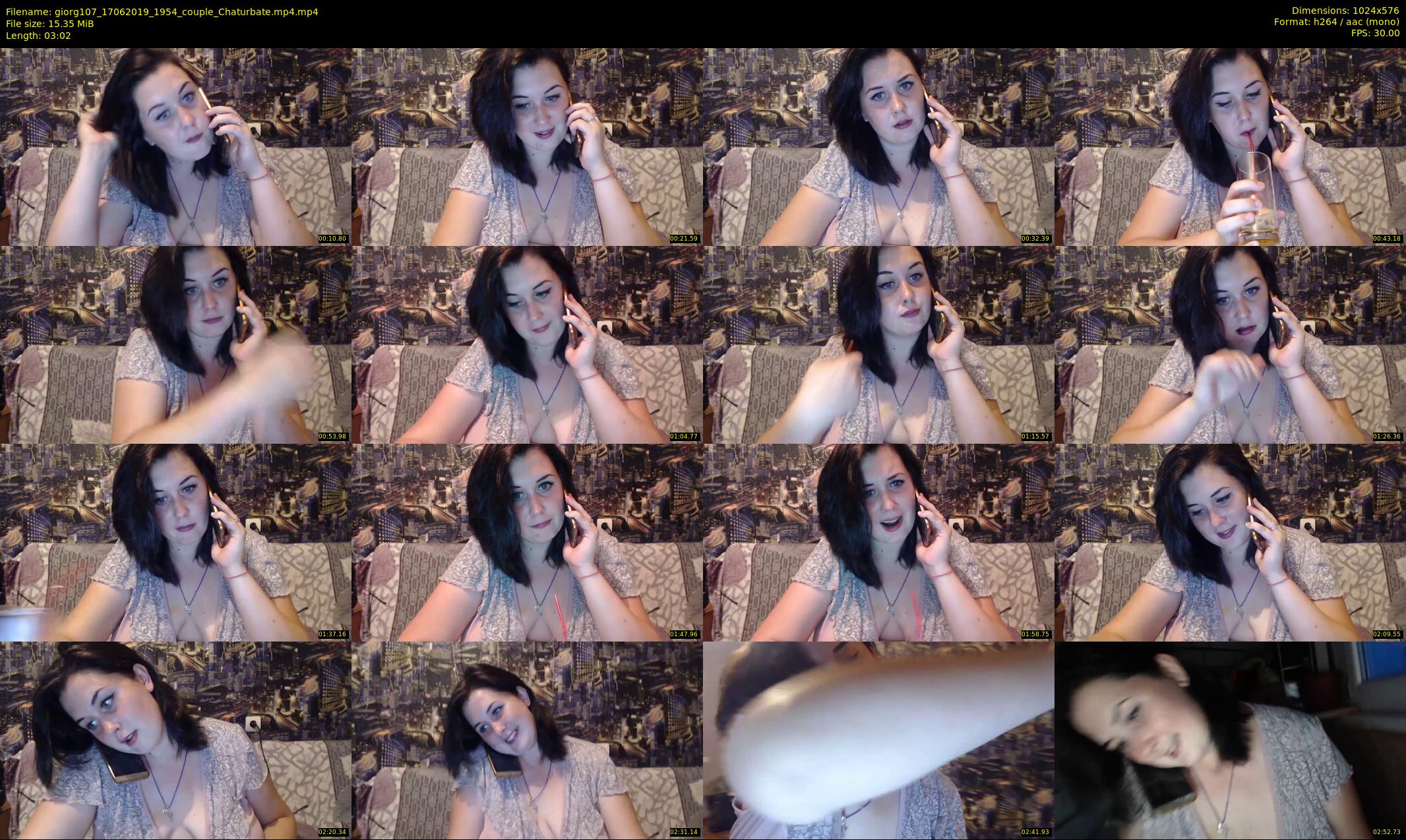 giorg107 — 4 minute Chaturbate couple cam show recording, 480p, Jun 17, 2019
