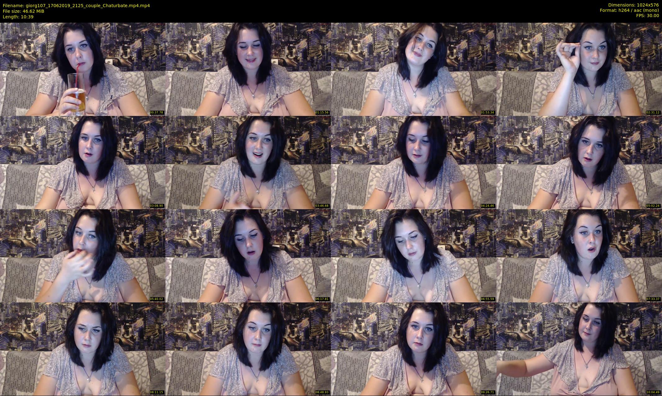 giorg107 — 11 minute Chaturbate couple cam show recording, 480p, Jun 17, 2019
