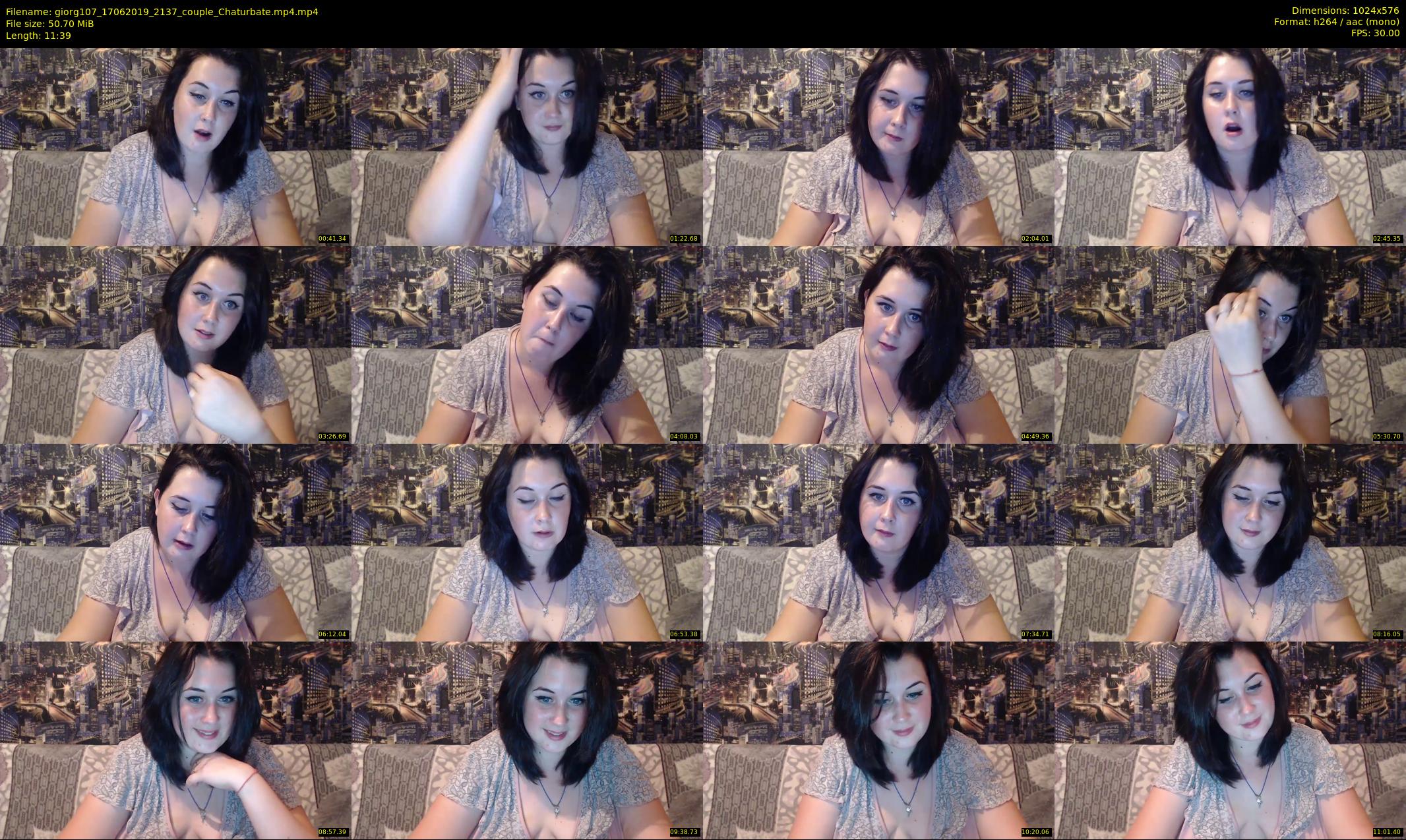 giorg107 — 12 minute Chaturbate couple cam show recording, 480p, Jun 17, 2019