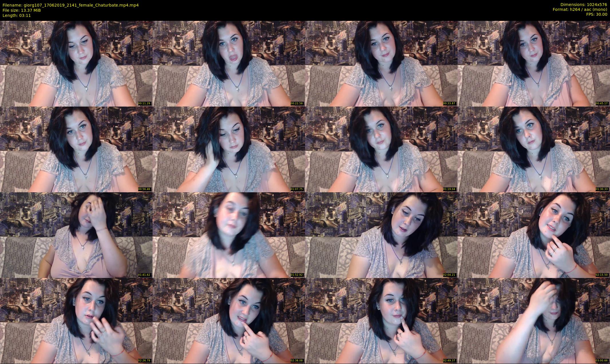 giorg107 — 4 minute Chaturbate couple cam show recording, 480p, Jun 17, 2019