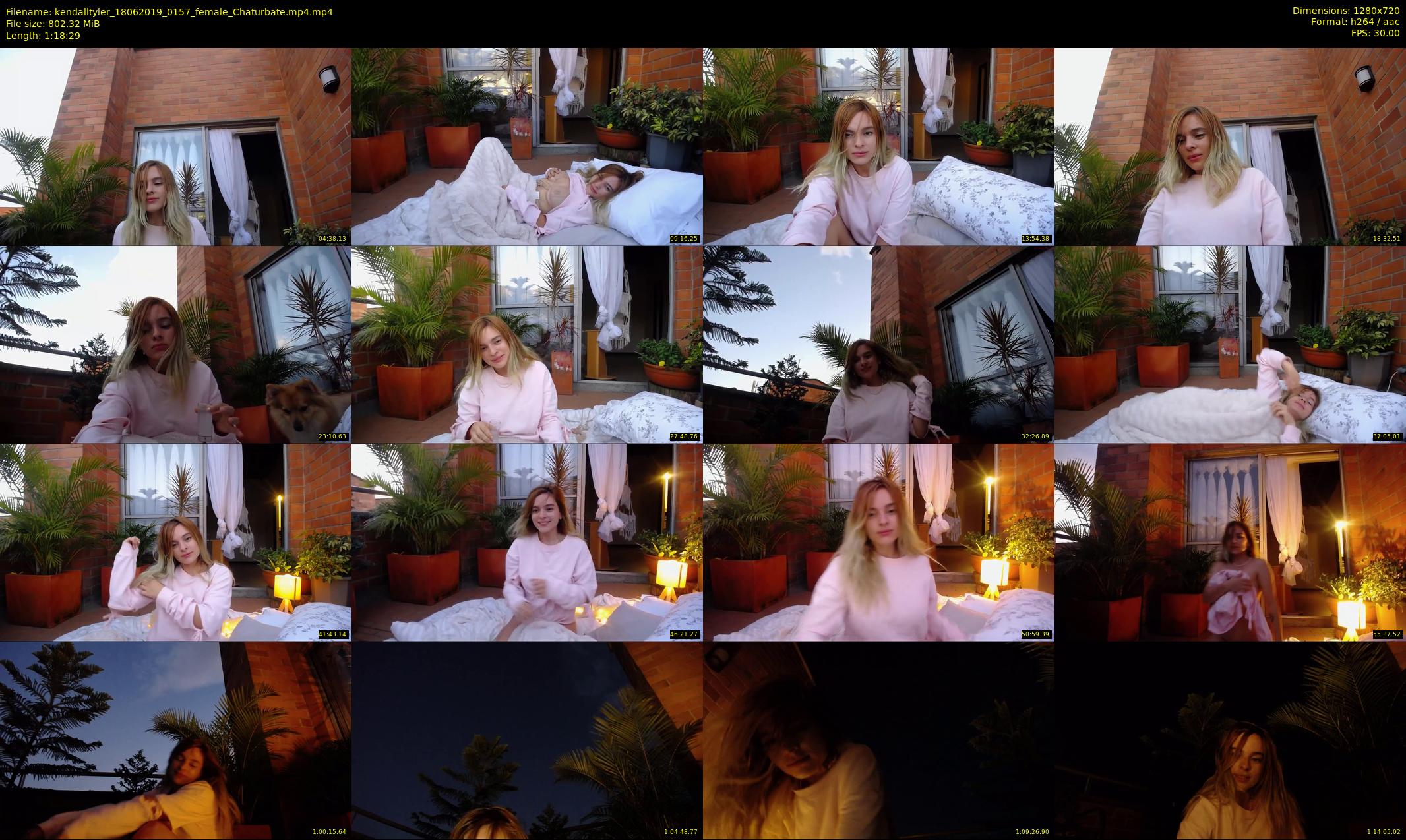 kendalltyler — 79 minute Chaturbate female cam show recording, 720p, Jun 18, 2019