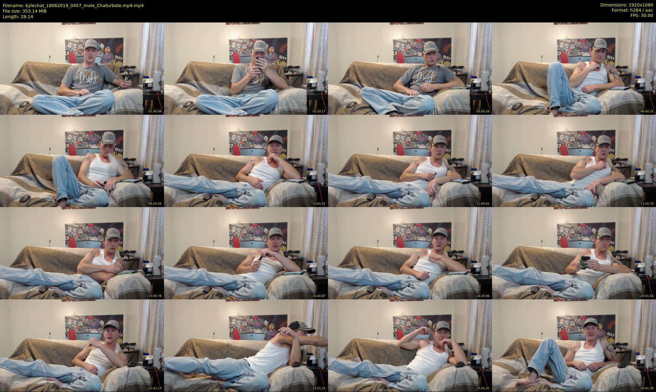 kylechat — 29 minute Chaturbate male cam show recording, 1080p, Jun 18, 2019