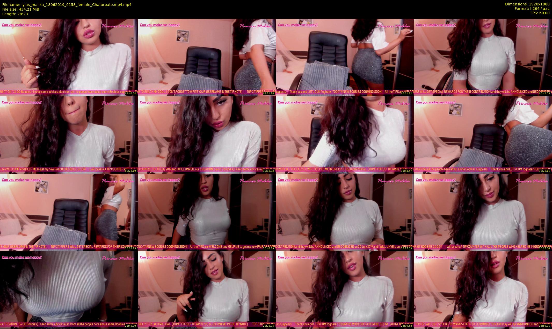 lylas_malika — 29 minute Chaturbate female cam show recording, 1080p, Jun 18, 2019