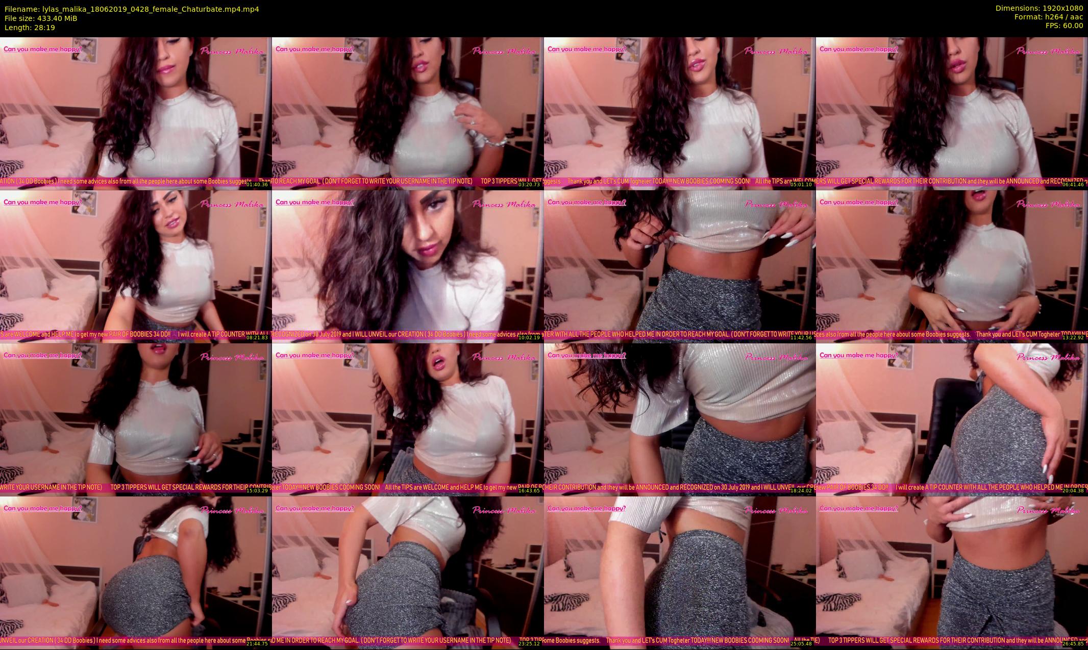 lylas_malika — 29 minute Chaturbate female cam show recording, 1080p, Jun 18, 2019