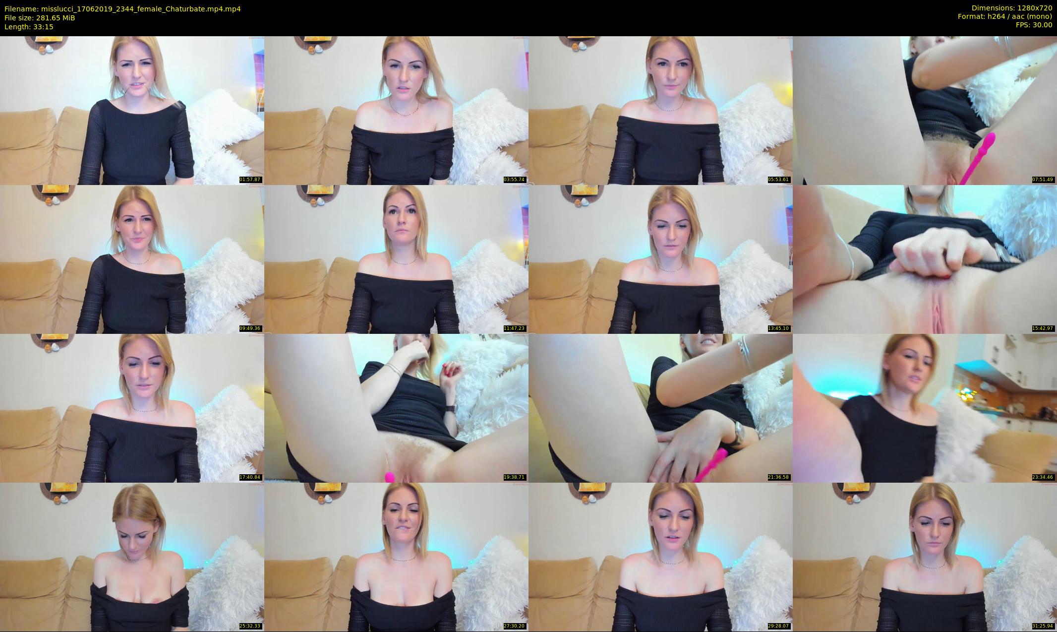 misslucci — 34 minute Chaturbate female cam show recording, 720p, Jun 17, 2019