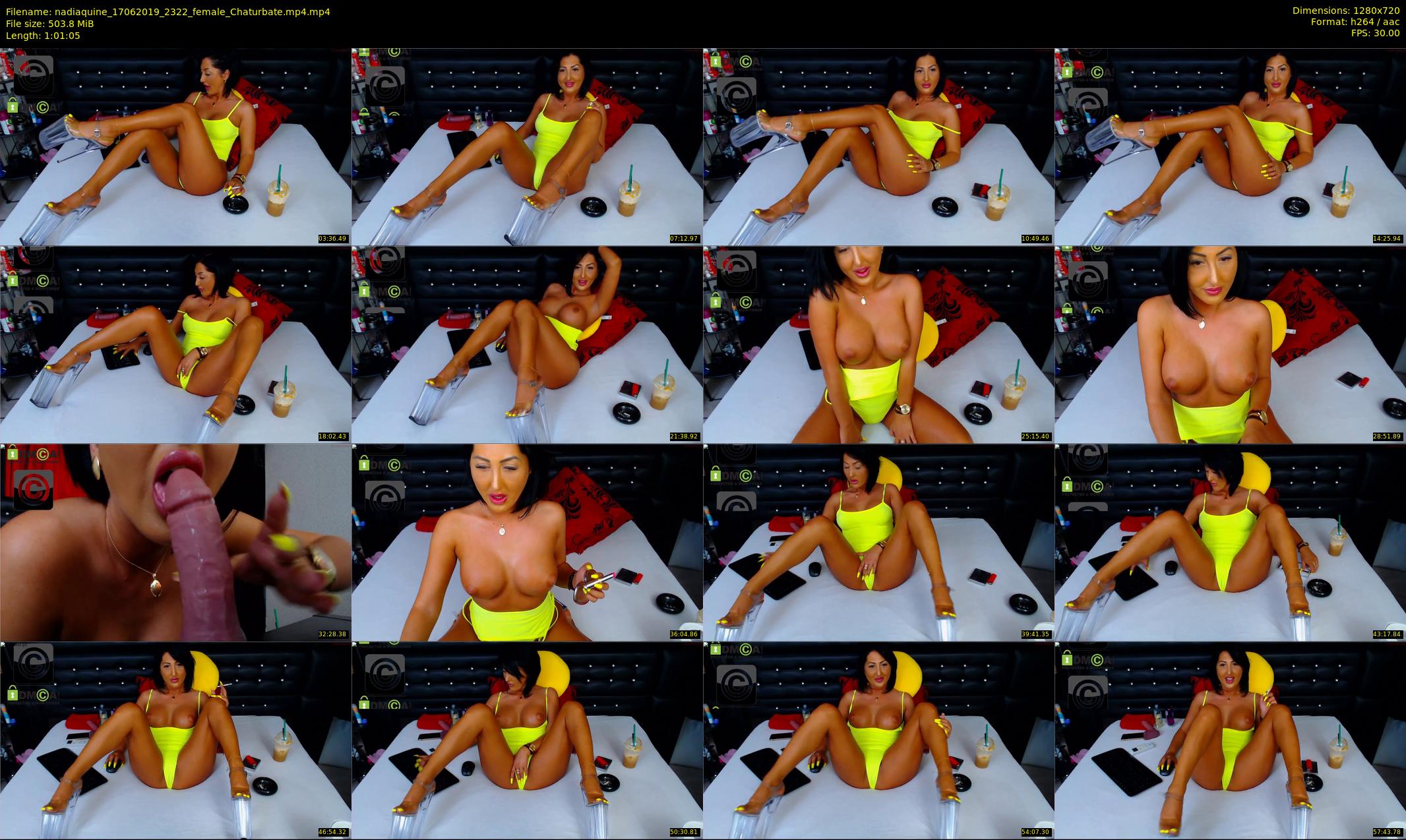nadiaquine — 62 minute Chaturbate female cam show recording, 720p, Jun 17, 2019