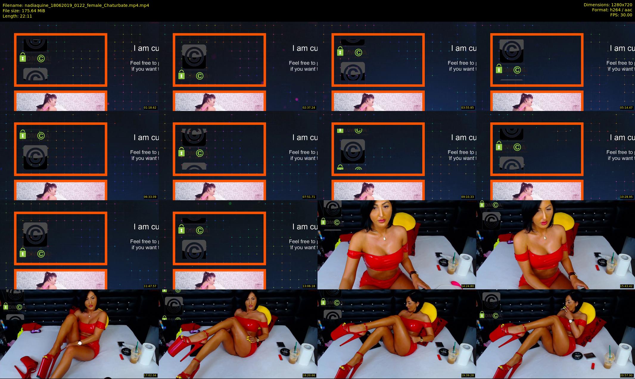 nadiaquine — 23 minute Chaturbate female cam show recording, 720p, Jun 18, 2019