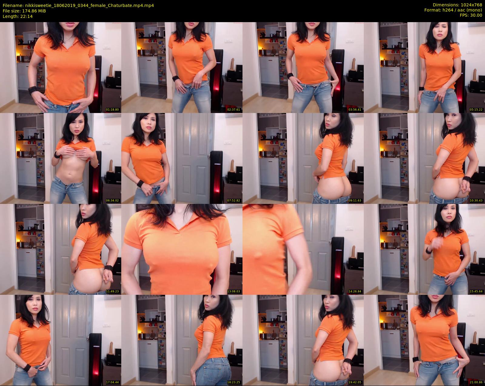nikkisweetie — 23 minute Chaturbate female cam show recording, 720p, Jun 18, 2019