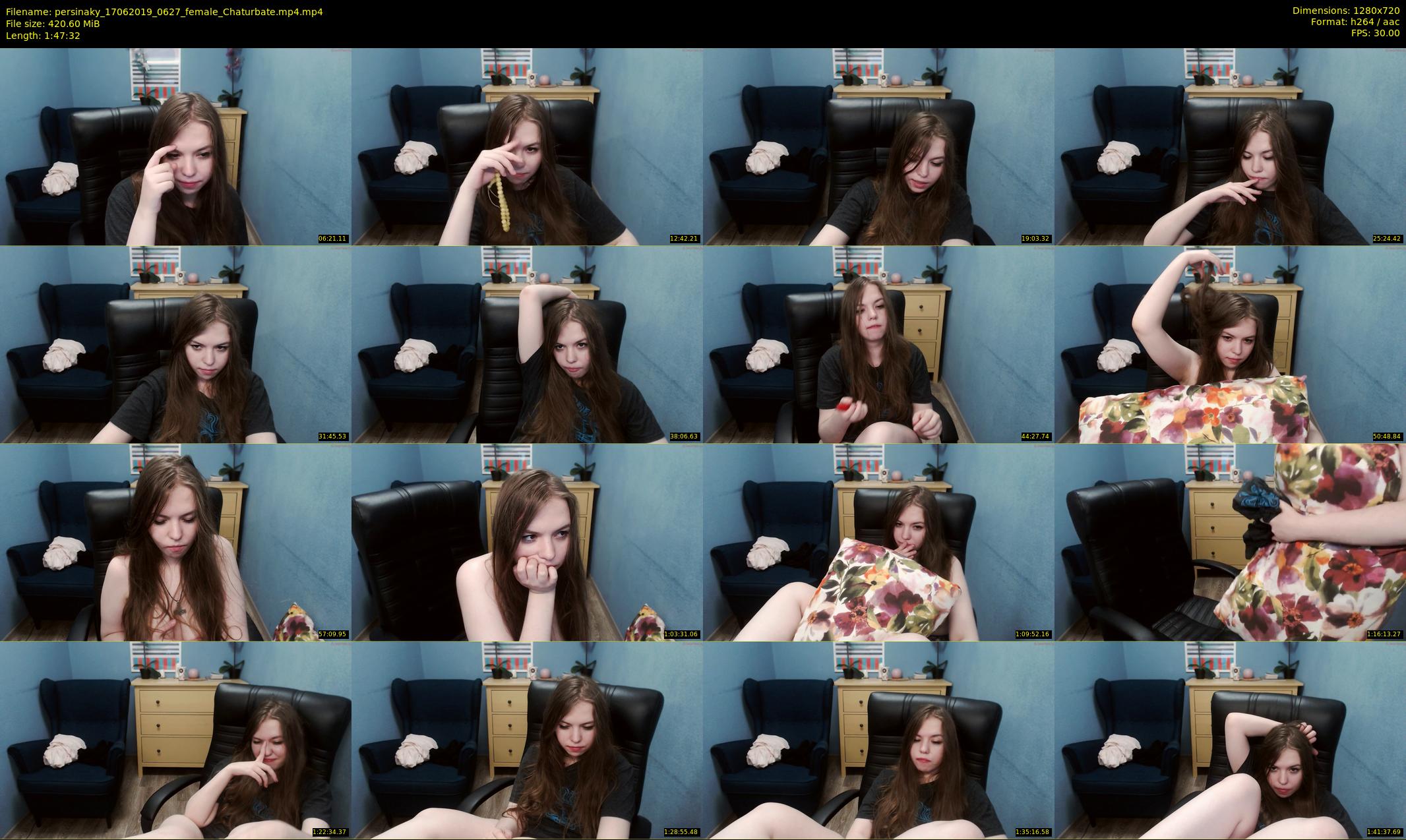 persinaky — 108 minute Chaturbate female cam show recording, 720p, Jun 17, 2019