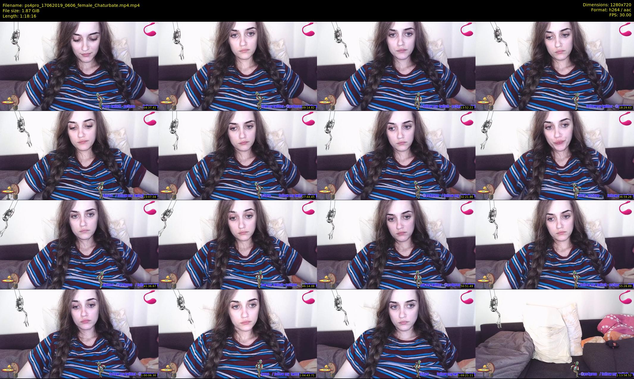 ps4pro — 79 minute Chaturbate female cam show recording, 720p, Jun 17, 2019