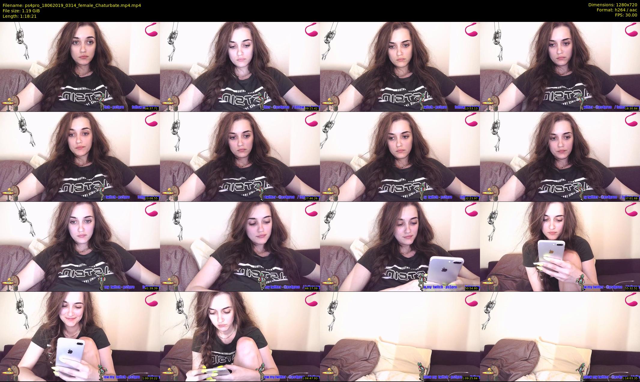 ps4pro — 79 minute Chaturbate female cam show recording, 720p, Jun 18, 2019