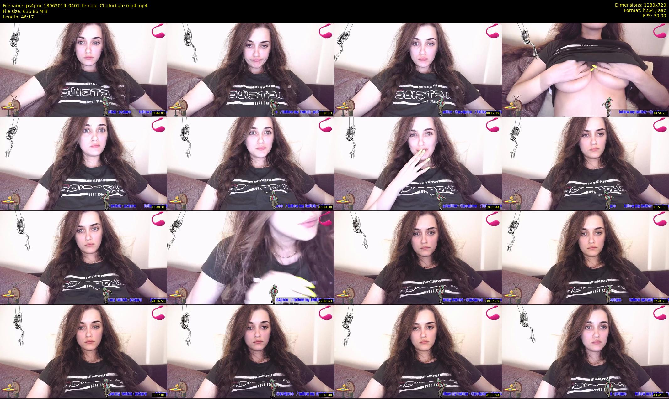 ps4pro — 47 minute Chaturbate female cam show recording, 720p, Jun 18, 2019