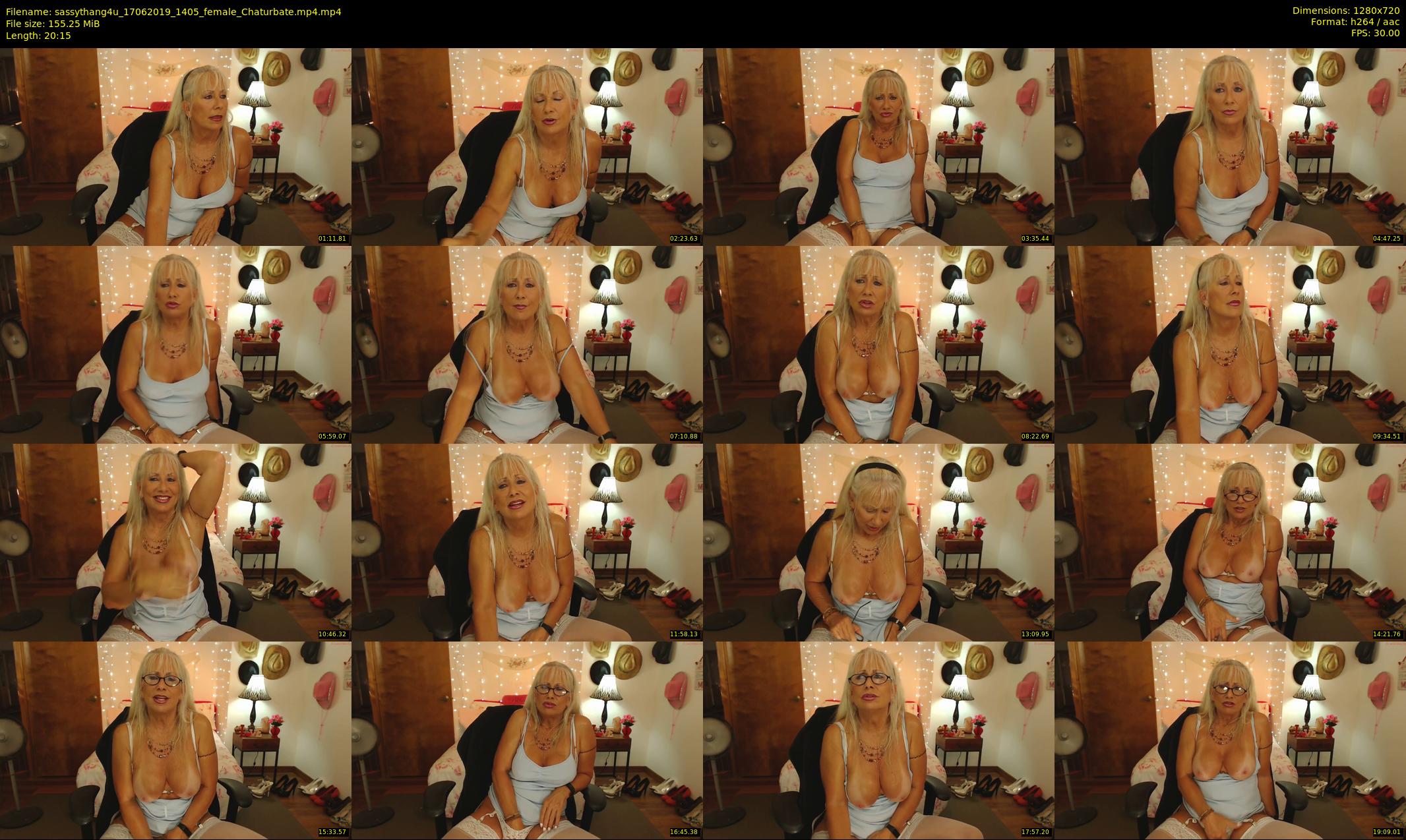 sassythang4u — 21 minute Chaturbate female cam show recording, 720p, Jun 17, 2019