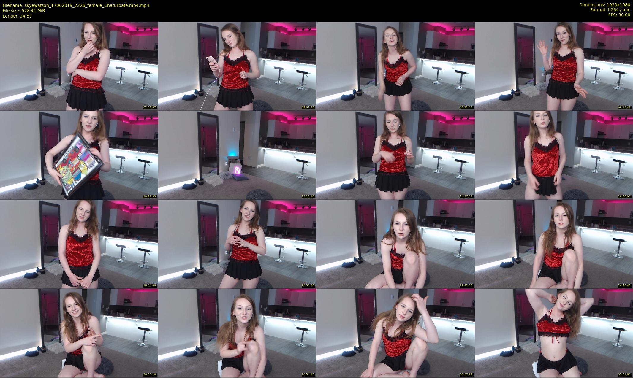 skyewatson — 35 minute Chaturbate female cam show recording, 1080p, Jun 17, 2019