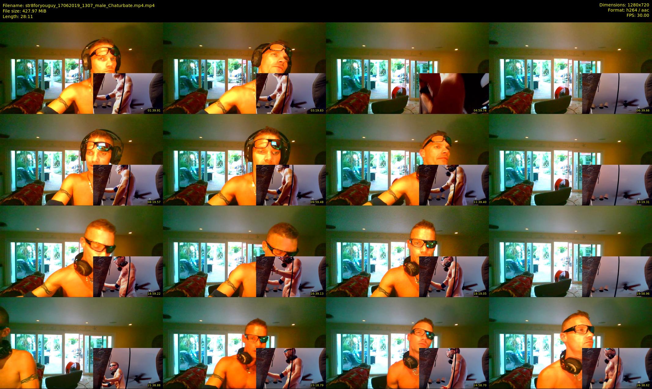 str8foryouguy — 29 minute Chaturbate male cam show recording, 720p, Jun 17, 2019