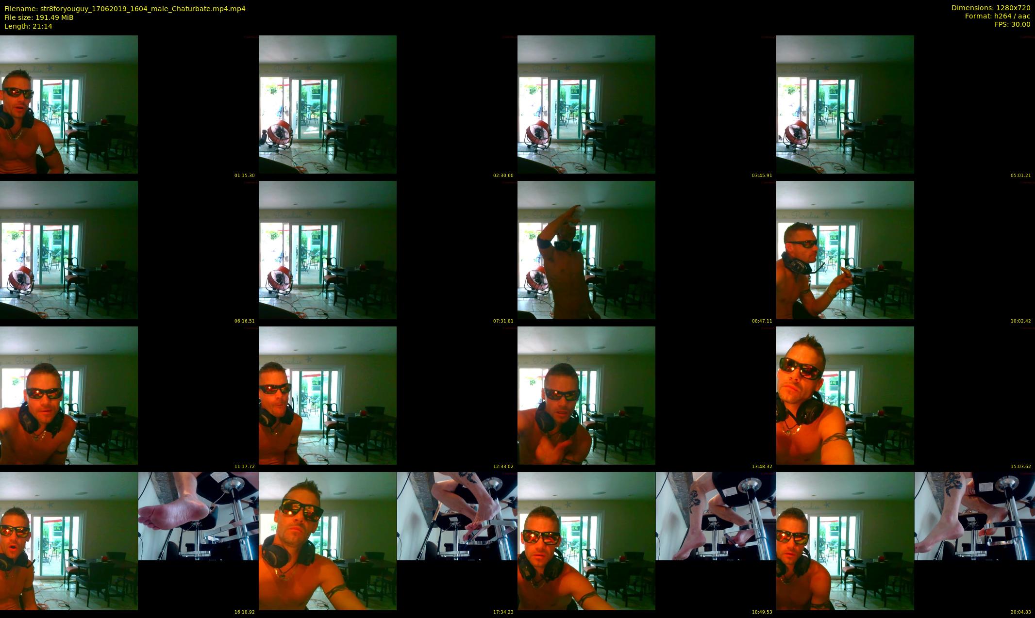 str8foryouguy — 22 minute Chaturbate male cam show recording, 720p, Jun 17, 2019