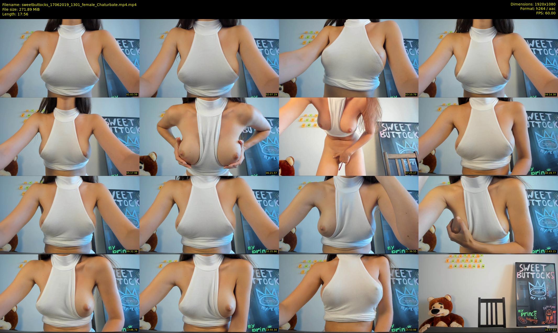 sweetbuttocks — 18 minute Chaturbate female cam show recording, 1080p, Jun 17, 2019