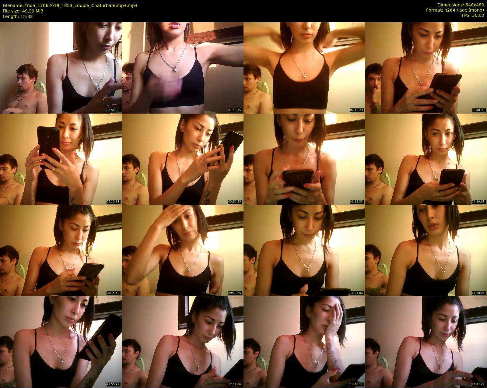 trioa — 16 minute Chaturbate couple cam show recording, 480p, Jun 17, 2019
