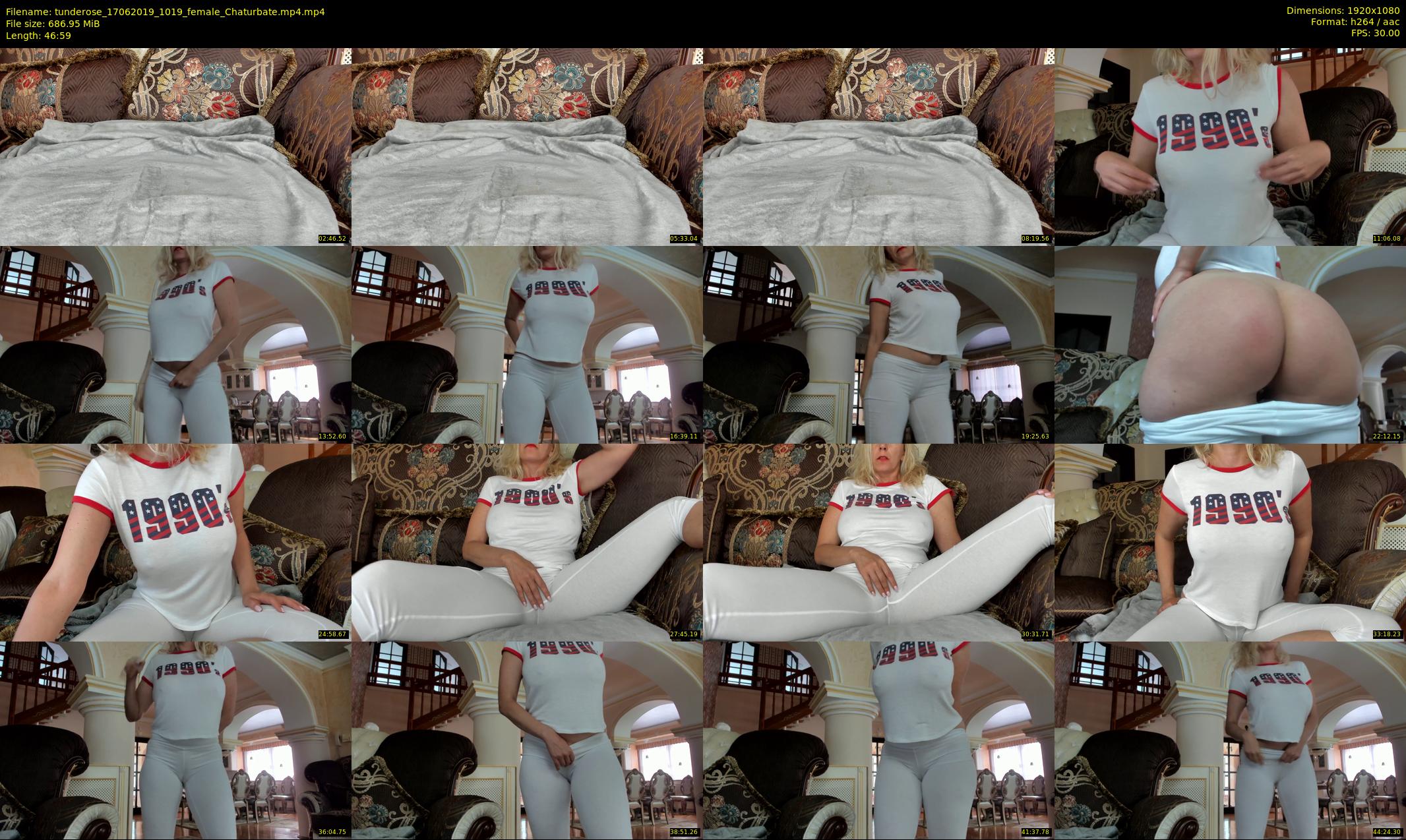 tunderose — 47 minute Chaturbate female cam show recording, 1080p, Jun 17, 2019