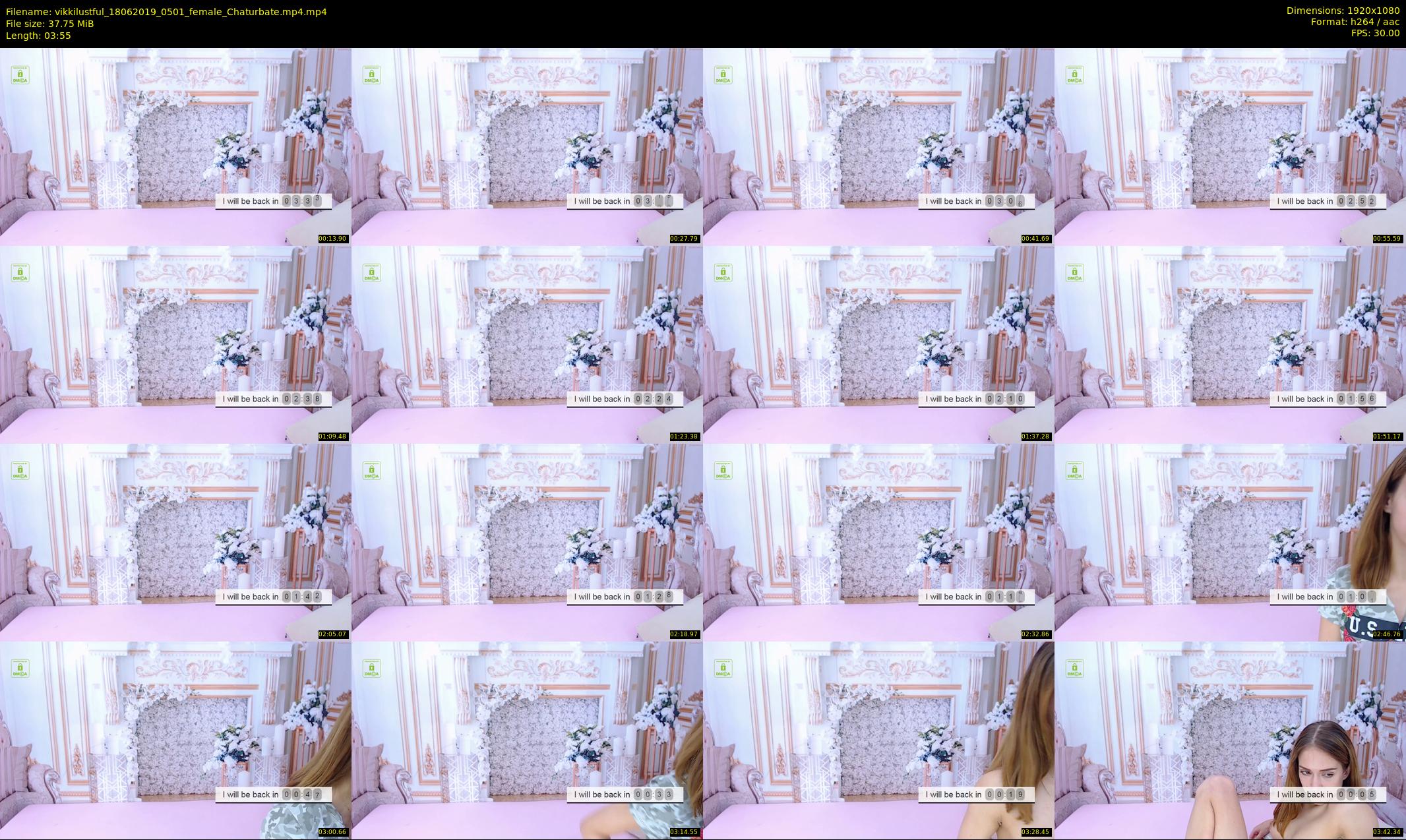 vikkilustful — 4 minute Chaturbate female cam show recording, 1080p, Jun 18, 2019