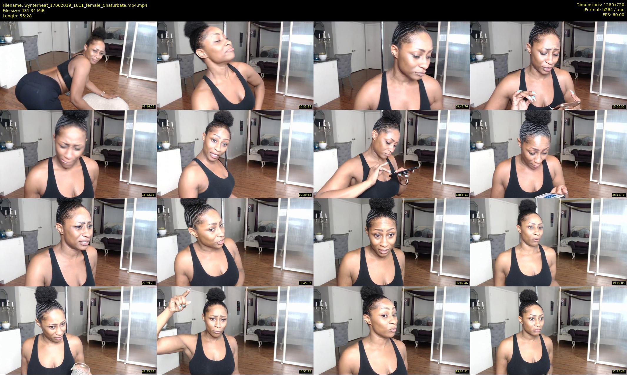 wynterheat — 56 minute Chaturbate female cam show recording, 720p, Jun 17, 2019