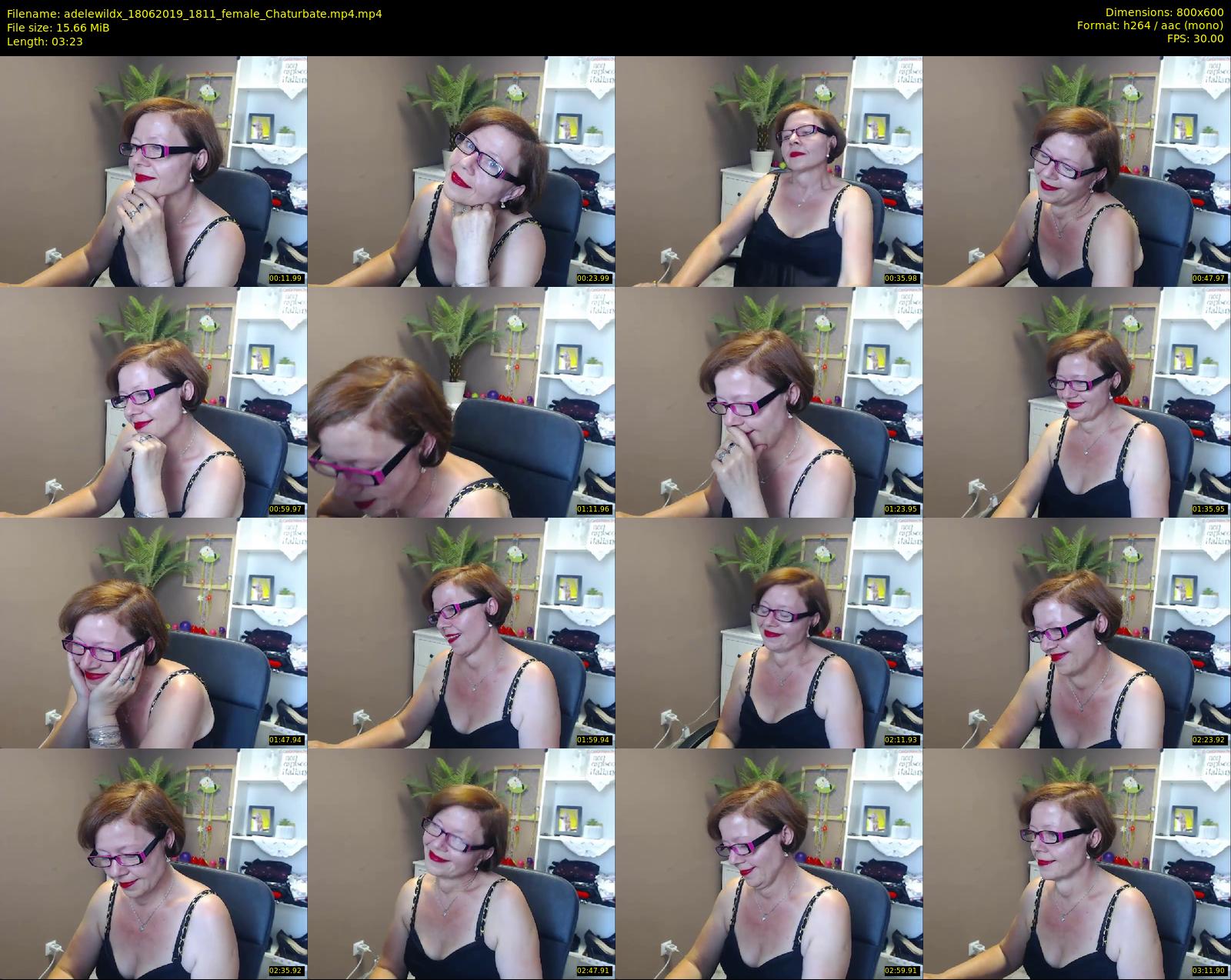 adelewildx — 4 minute Chaturbate female cam show recording, 480p, Jun 18, 2019