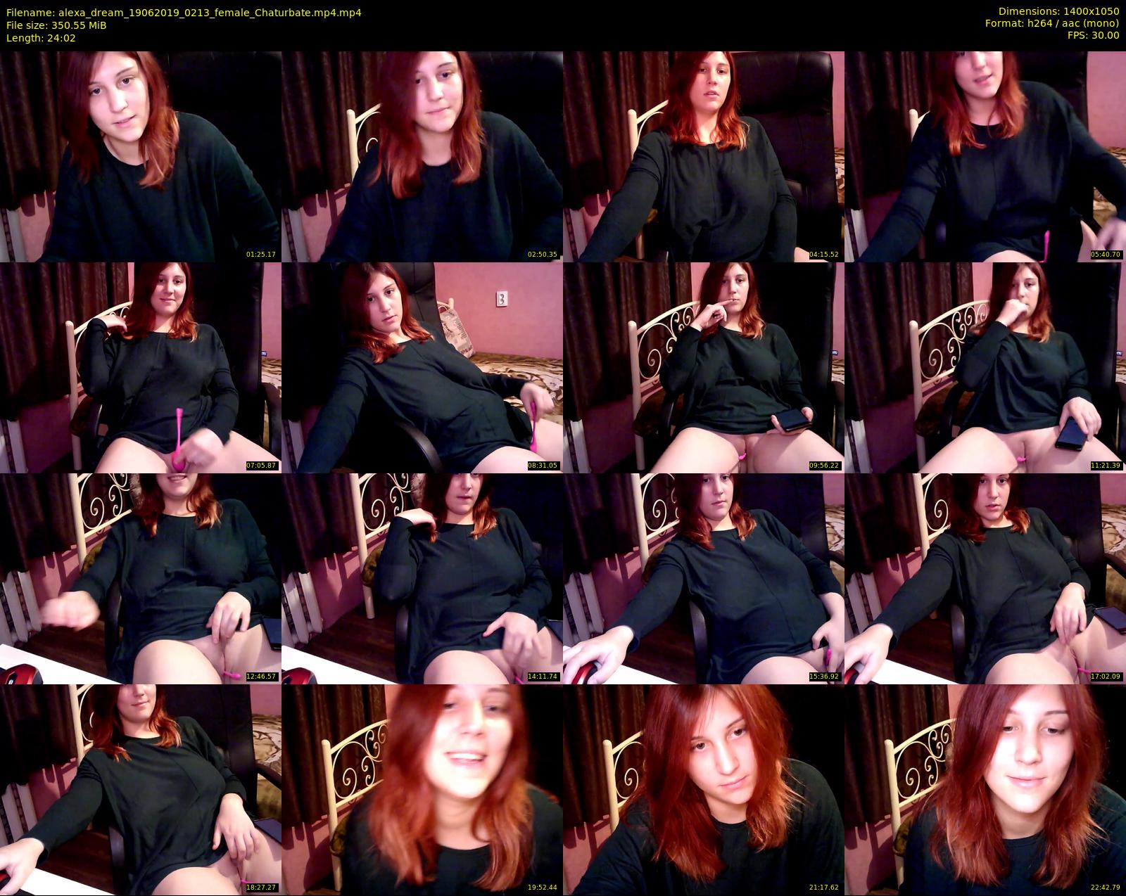 alexa_dream — 25 minute Chaturbate female cam show recording, 720p, Jun 19, 2019