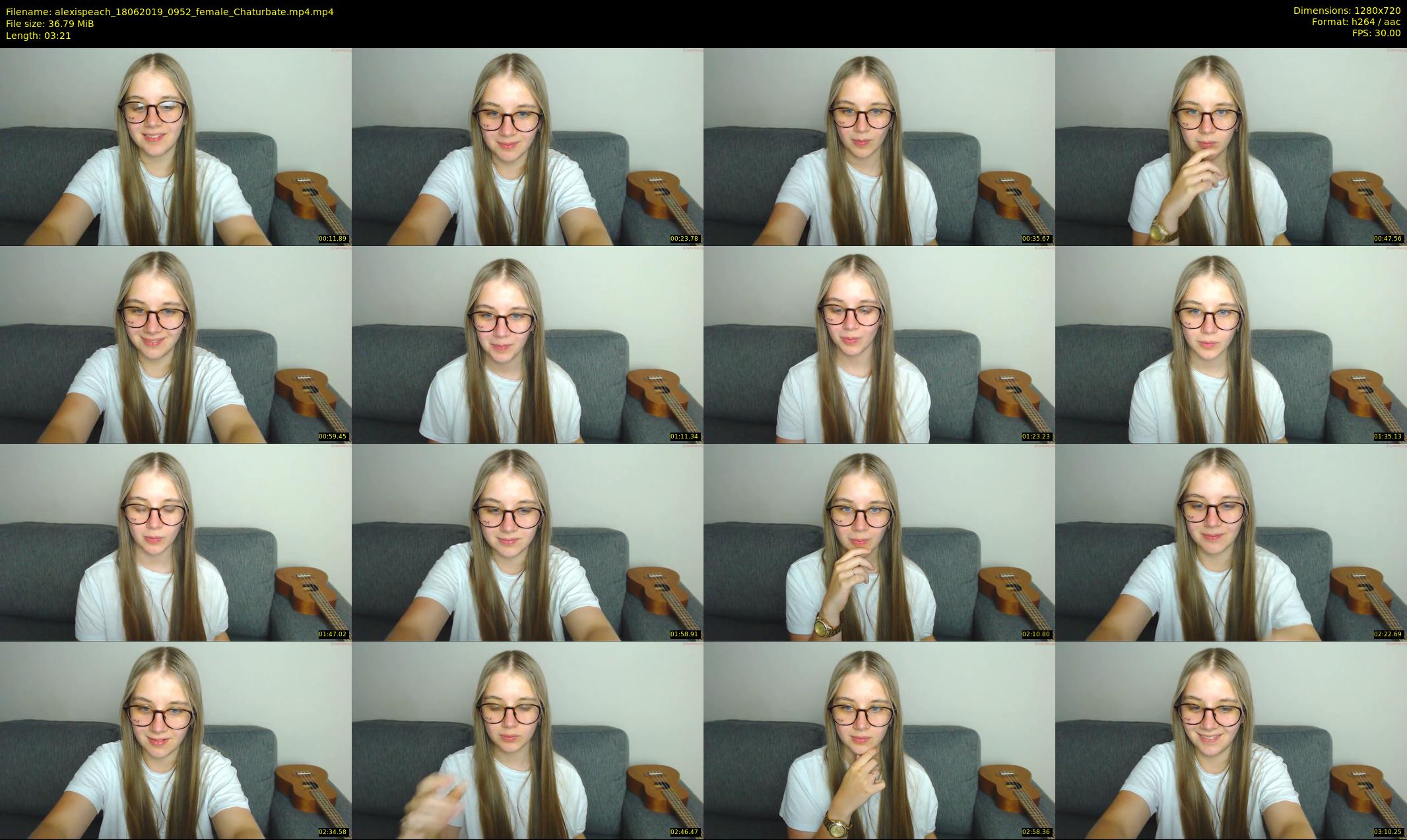alexispeach — 4 minute Chaturbate female cam show recording, 720p, Jun 18, 2019