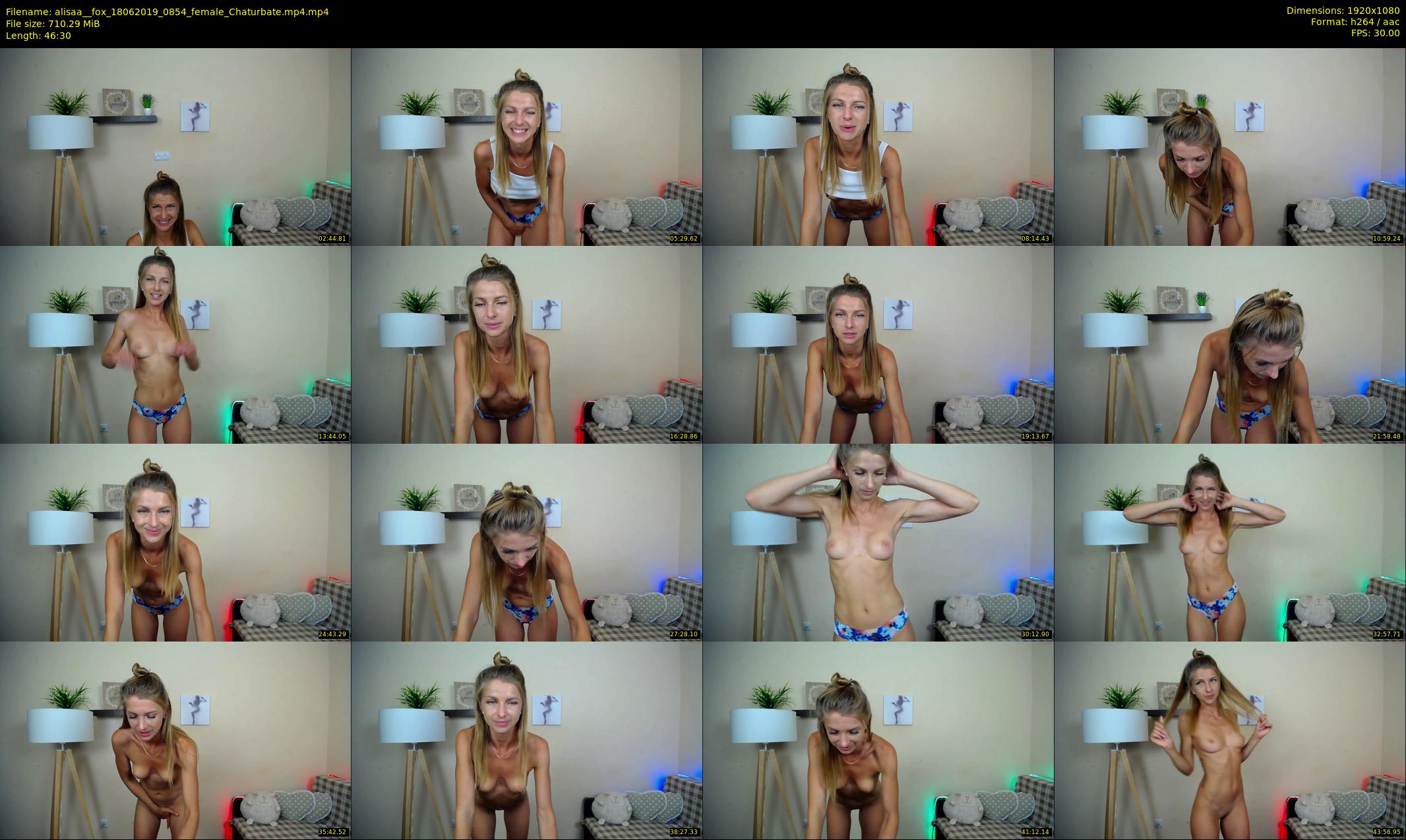 alisaa__fox — 47 minute Chaturbate female cam show recording, 1080p, Jun 18, 2019