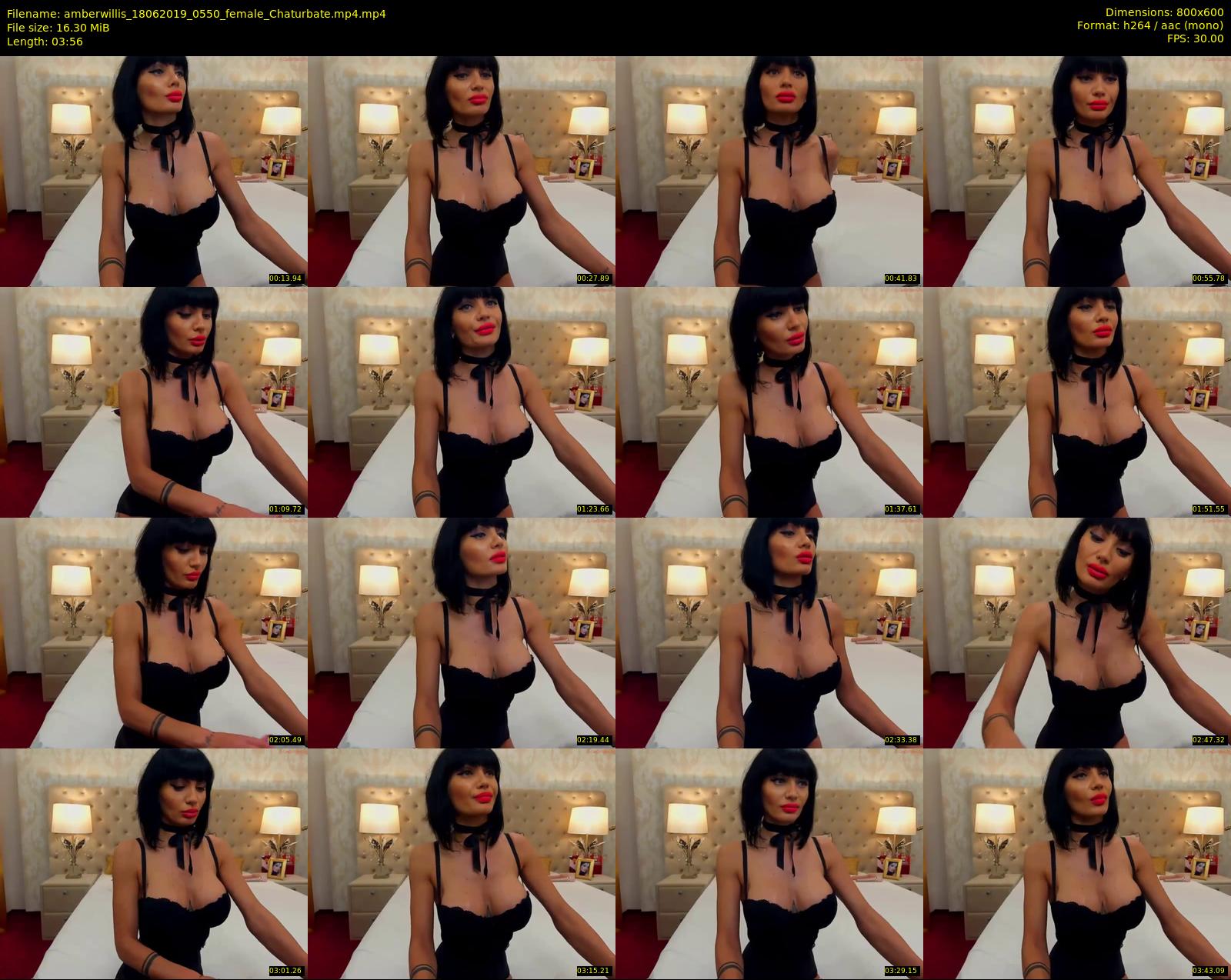 amberwillis — 4 minute Chaturbate female cam show recording, 480p, Jun 18, 2019