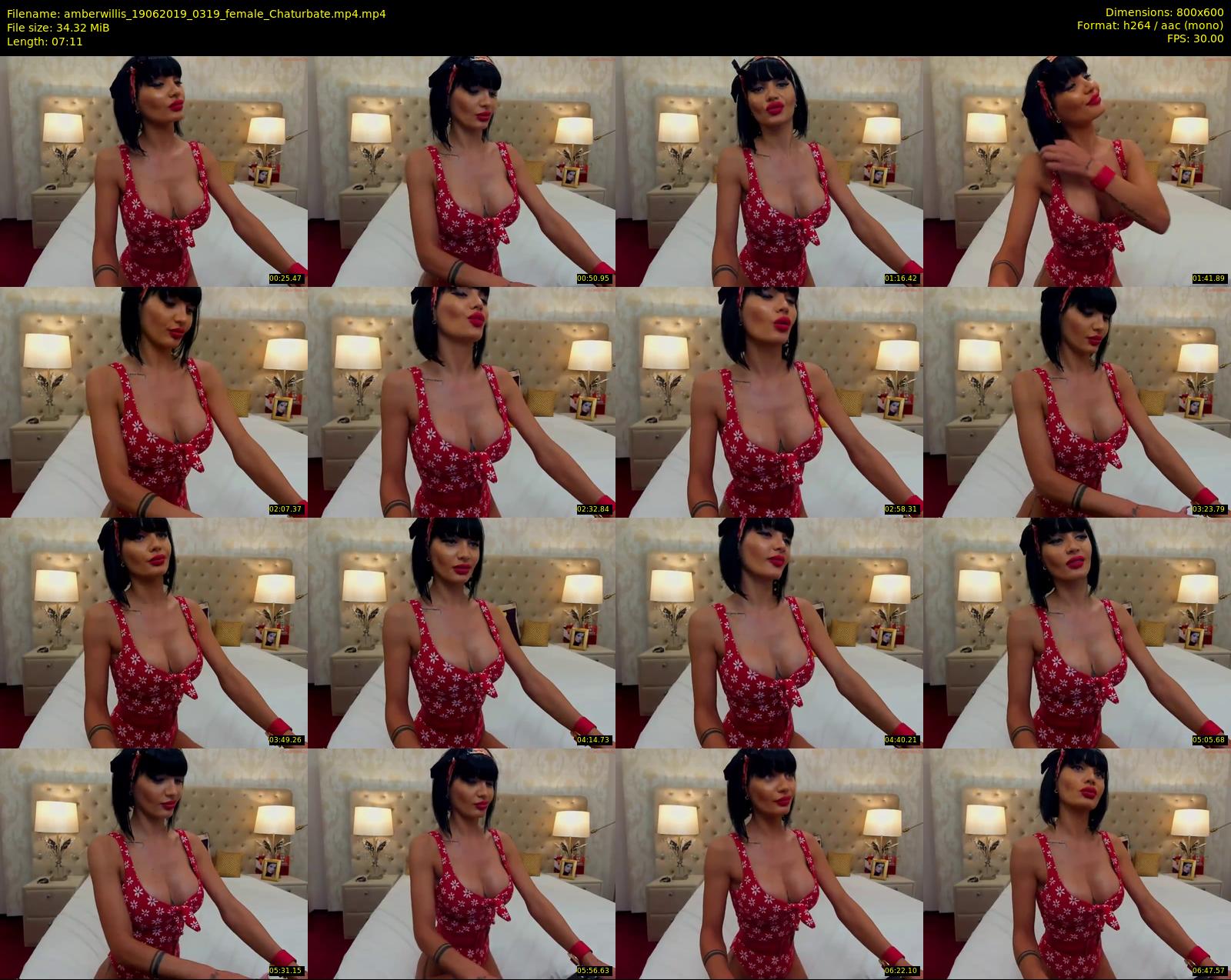 amberwillis — 8 minute Chaturbate female cam show recording, 480p, Jun 19, 2019