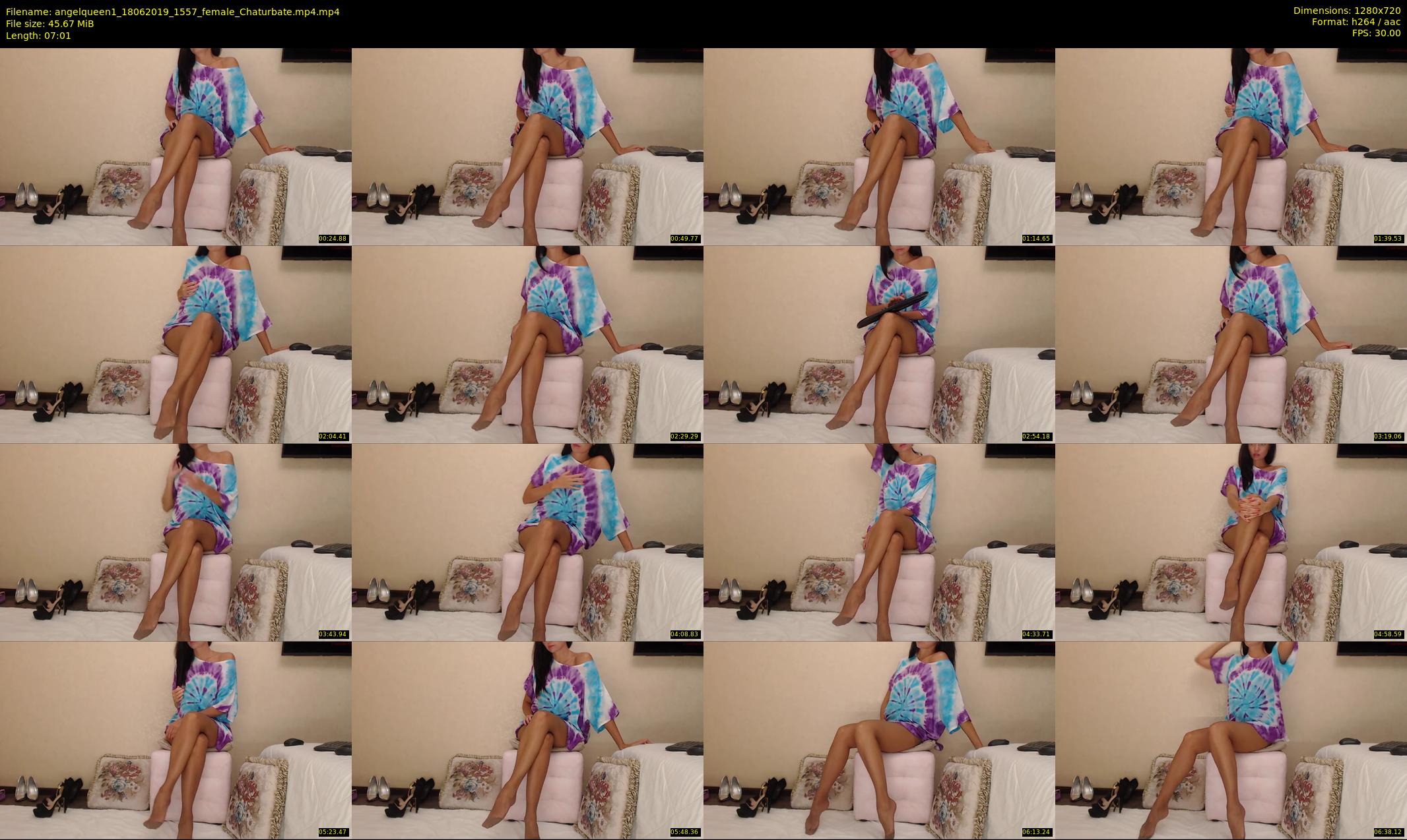 angelqueen1 — 8 minute Chaturbate female cam show recording, 720p, Jun 18, 2019