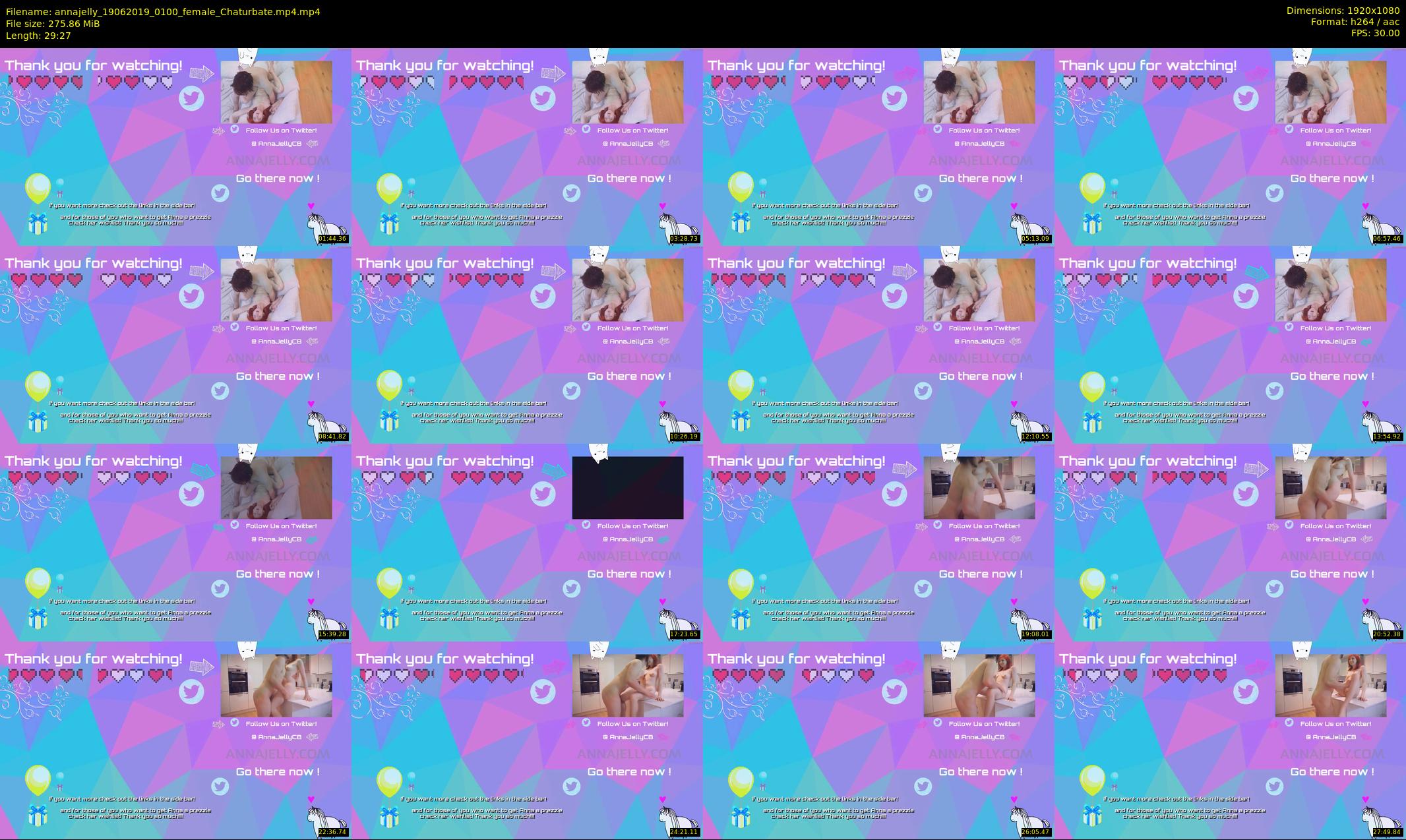 annajelly — 30 minute Chaturbate couple cam show recording, 1080p, Jun 19, 2019