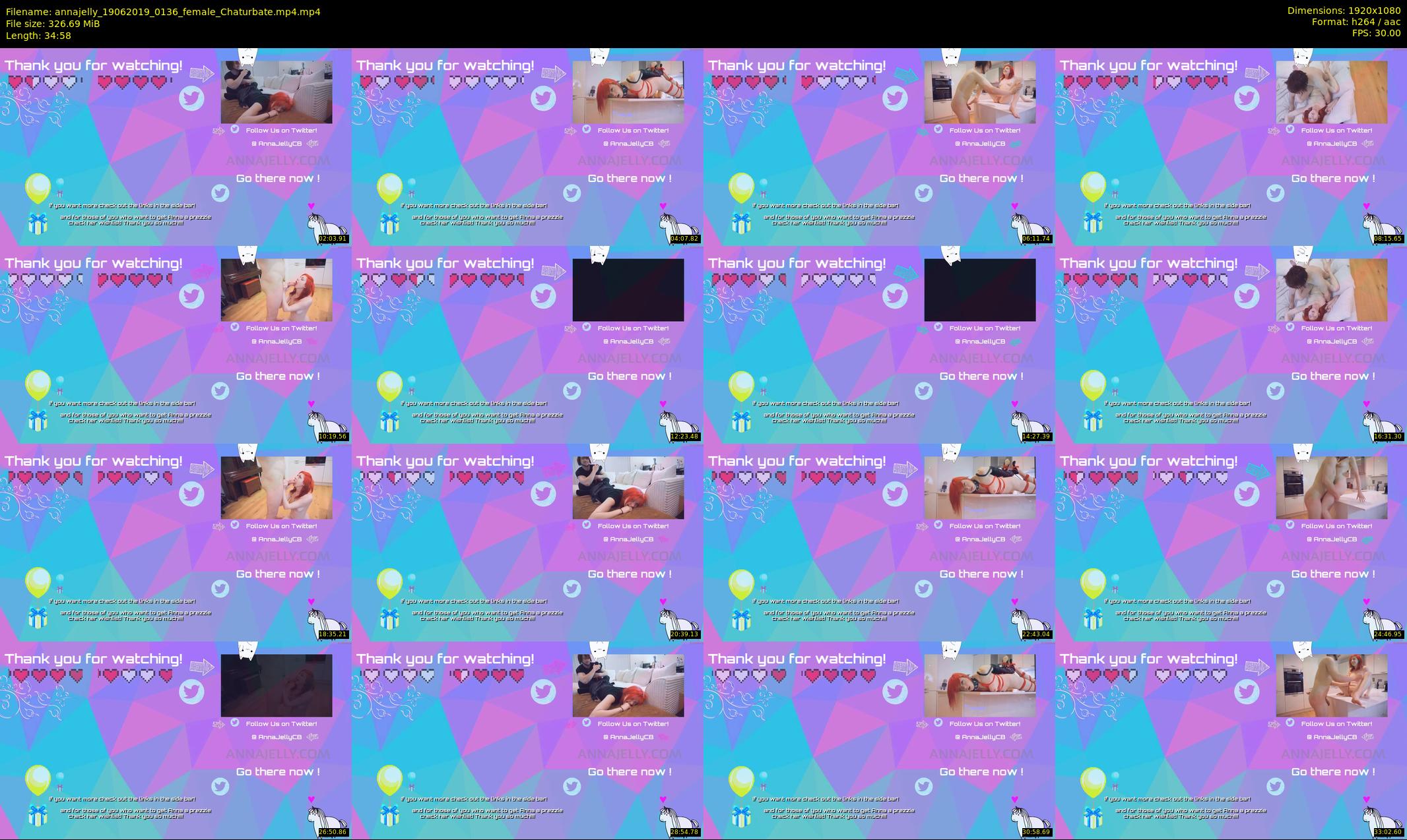 annajelly — 35 minute Chaturbate couple cam show recording, 1080p, Jun 19, 2019