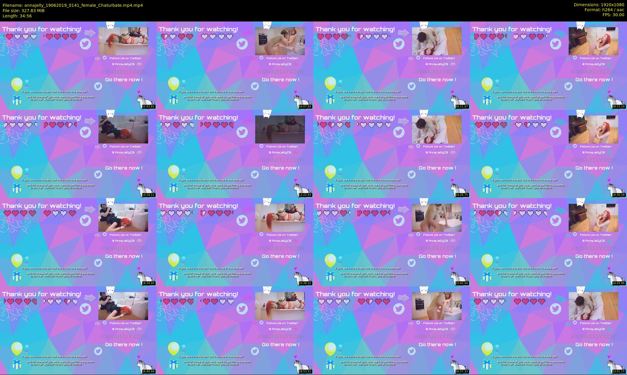 annajelly — 35 minute Chaturbate couple cam show recording, 1080p, Jun 19, 2019