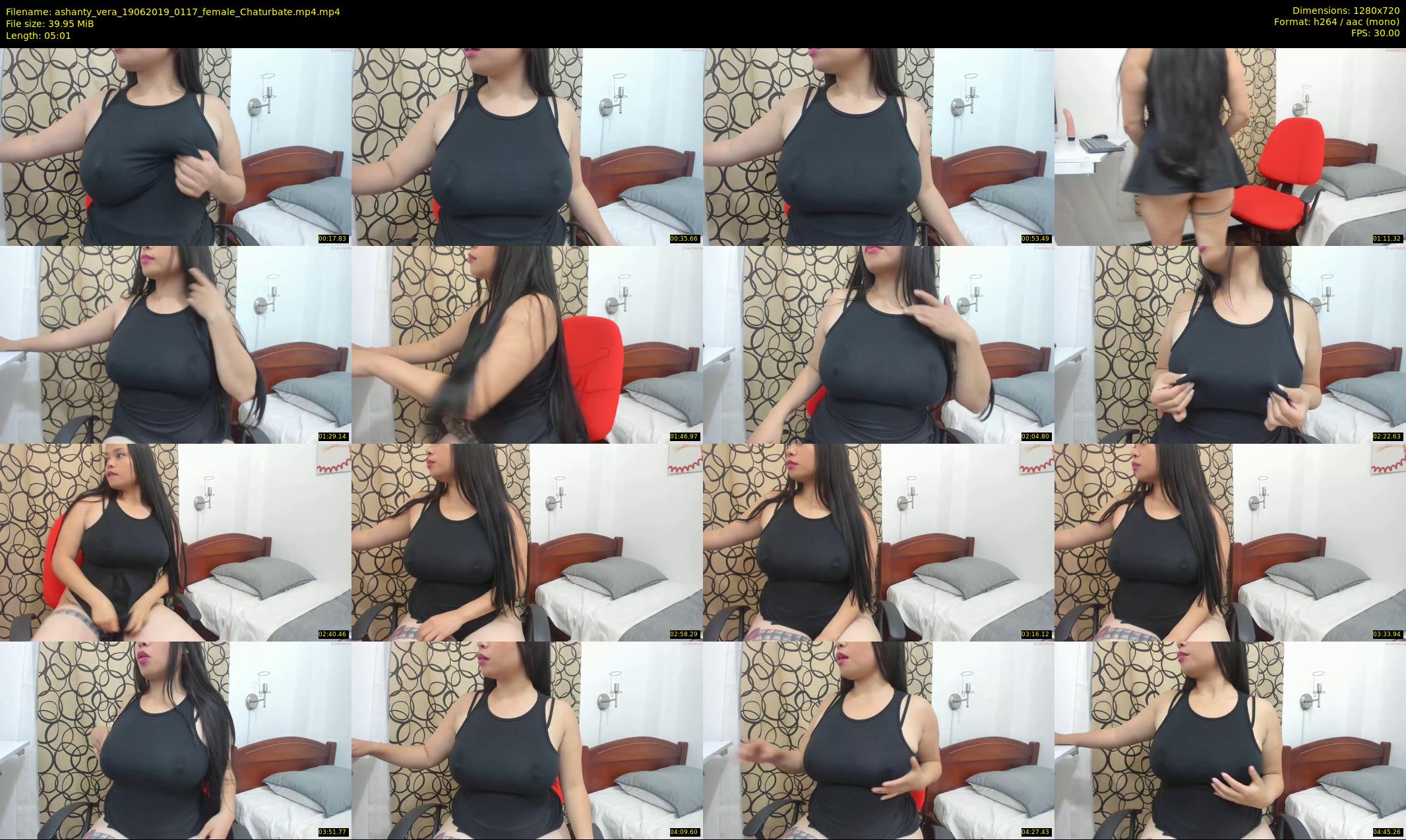 ashanty_vera — 6 minute Chaturbate couple cam show recording, 720p, Jun 19, 2019