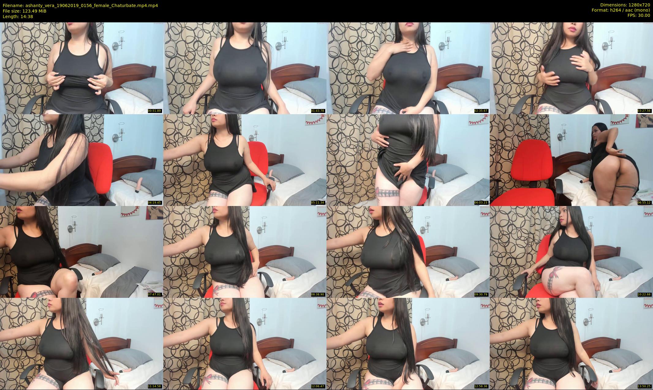 ashanty_vera — 15 minute Chaturbate couple cam show recording, 720p, Jun 19, 2019