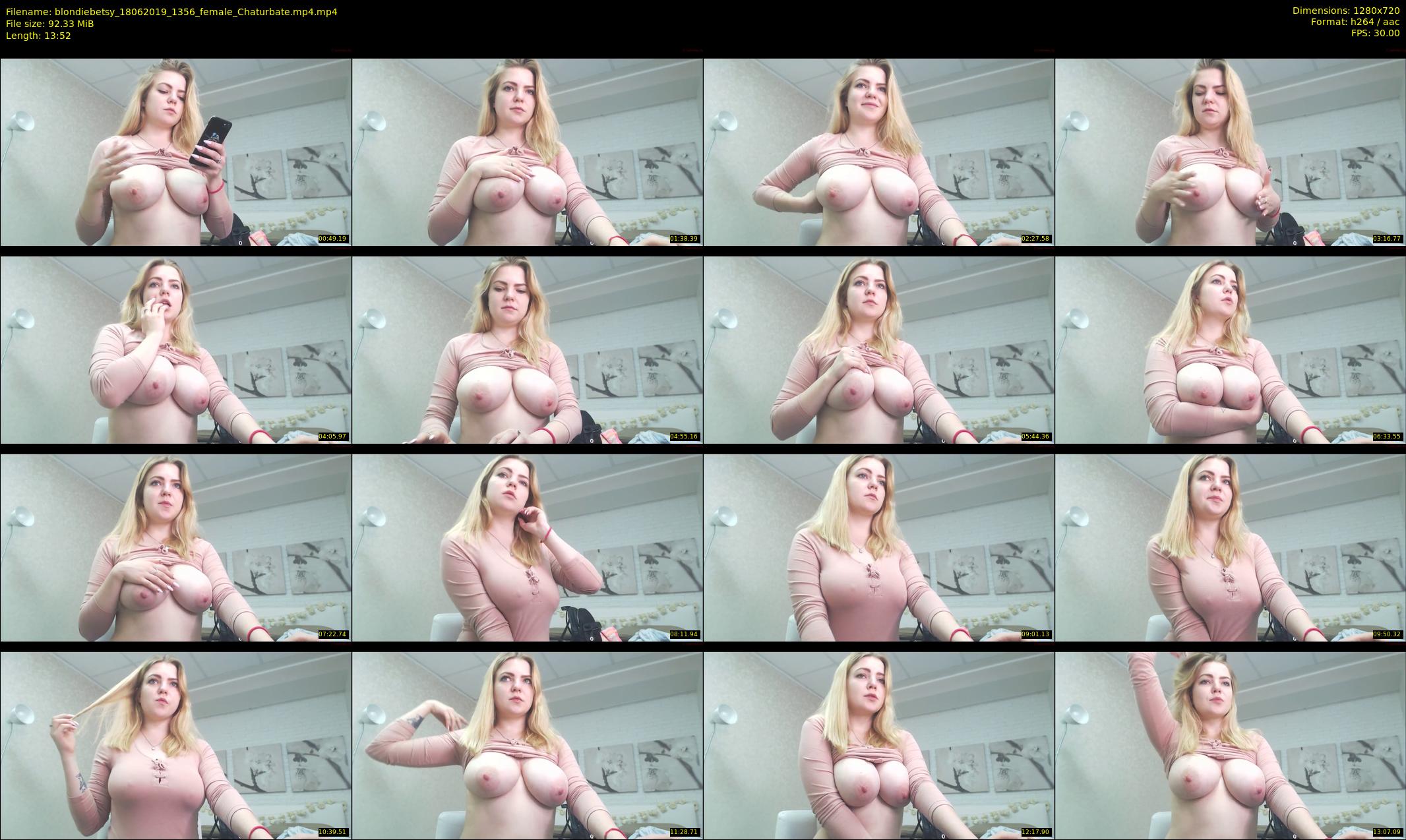 blondiebetsy — 14 minute Chaturbate female cam show recording, 720p, Jun 18, 2019