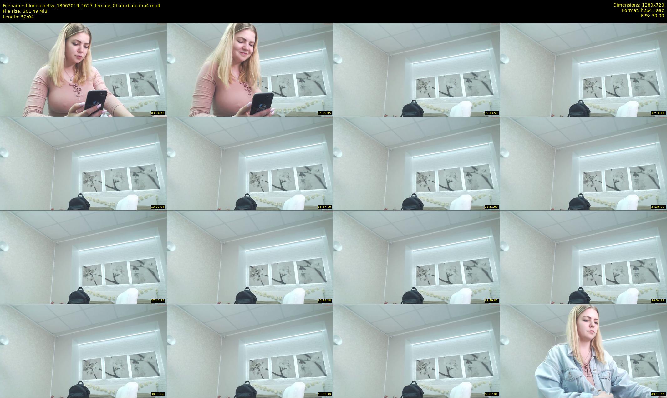 blondiebetsy — 53 minute Chaturbate female cam show recording, 720p, Jun 18, 2019