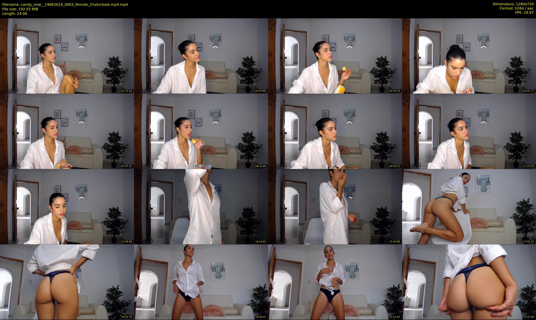 candy_rose_ — 25 minute Chaturbate female cam show recording, 720p, Jun 19, 2019