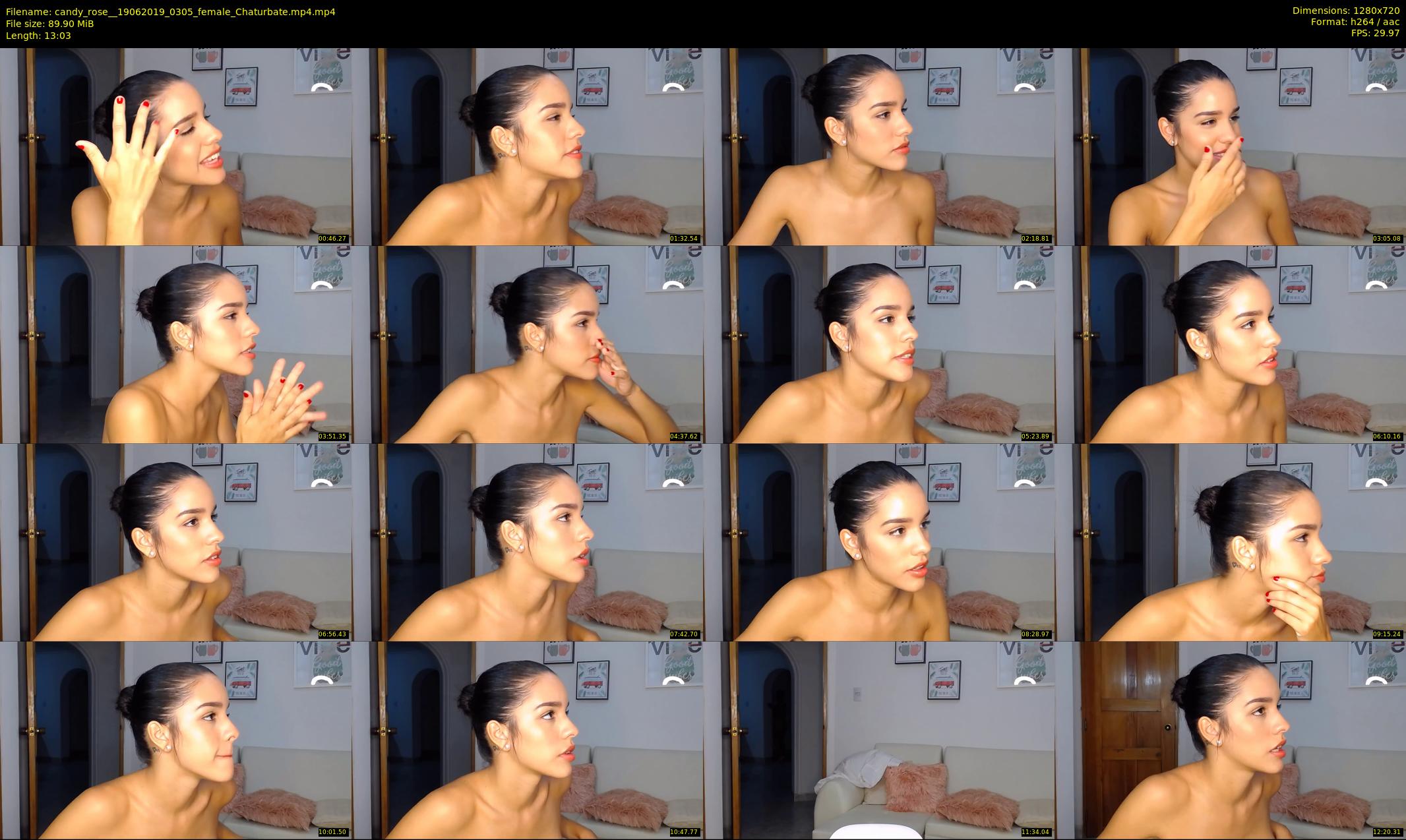 candy_rose_ — 14 minute Chaturbate female cam show recording, 720p, Jun 19, 2019