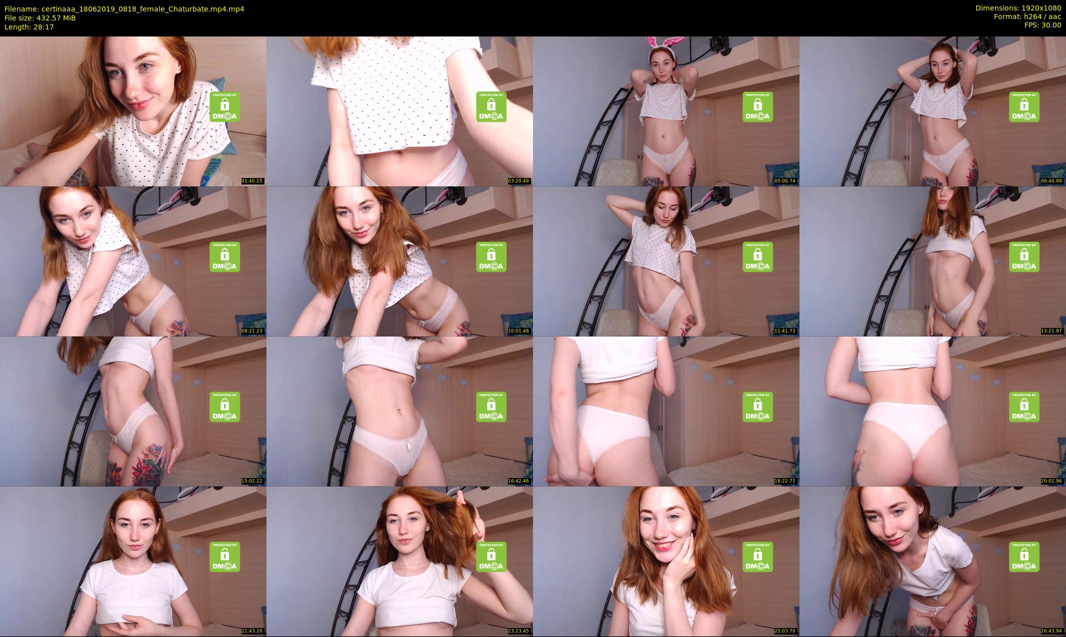 certinaaa — 29 minute Chaturbate female cam show recording, 1080p, Jun 18, 2019