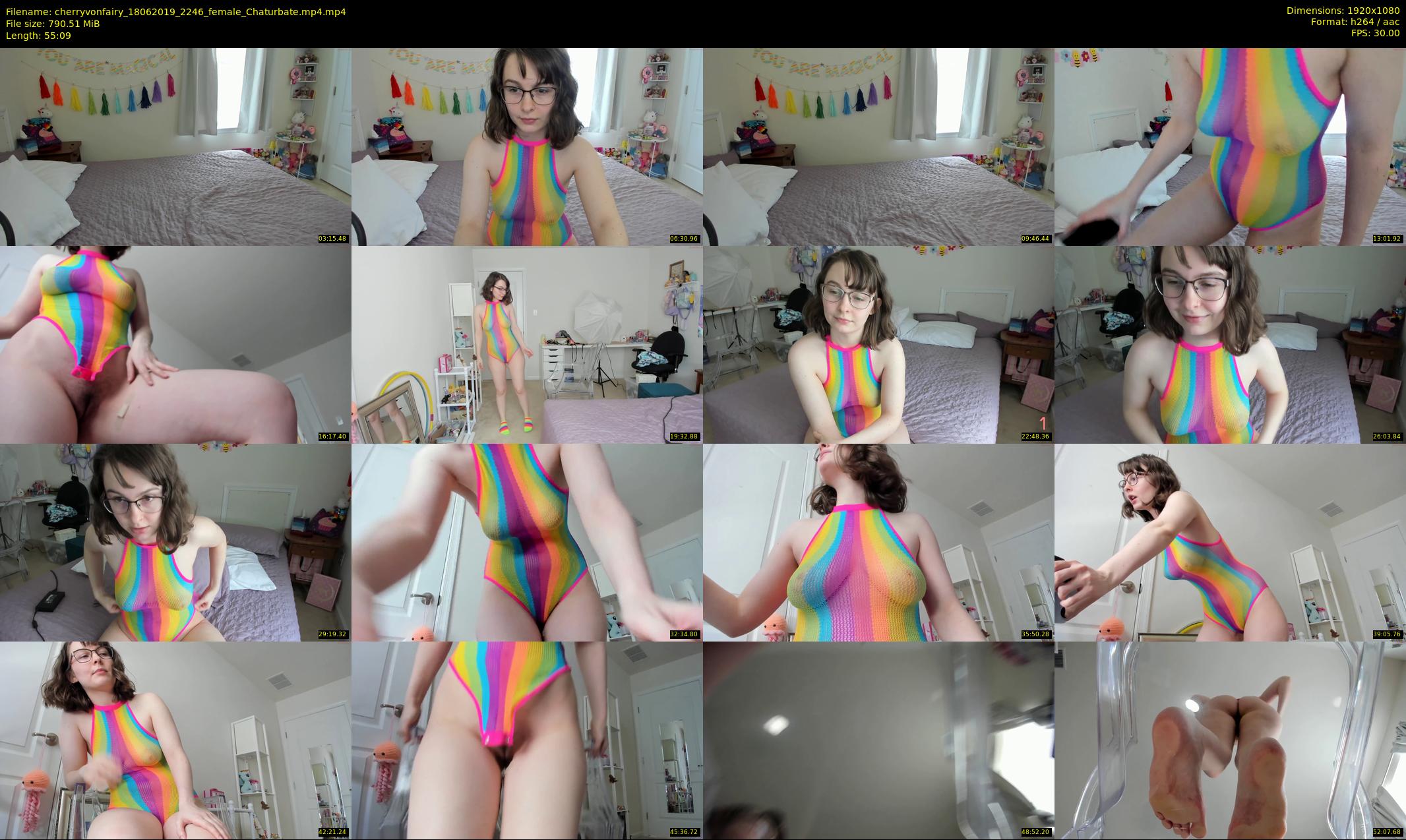 cherryvonfairy — 56 minute Chaturbate female cam show recording, 1080p, Jun 18, 2019
