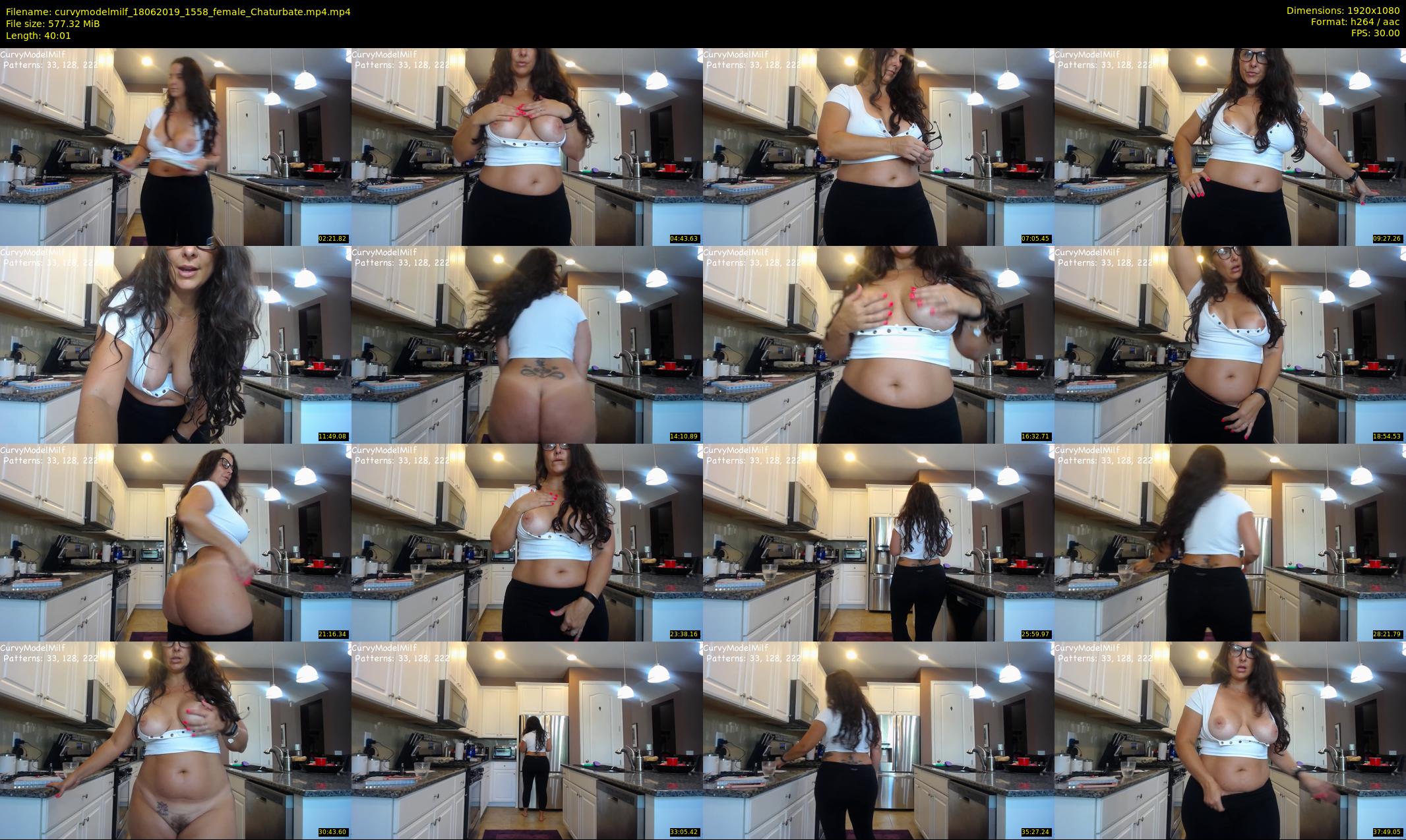 curvymodelmilf — 41 minute Chaturbate female cam show recording, 1080p, Jun 18, 2019