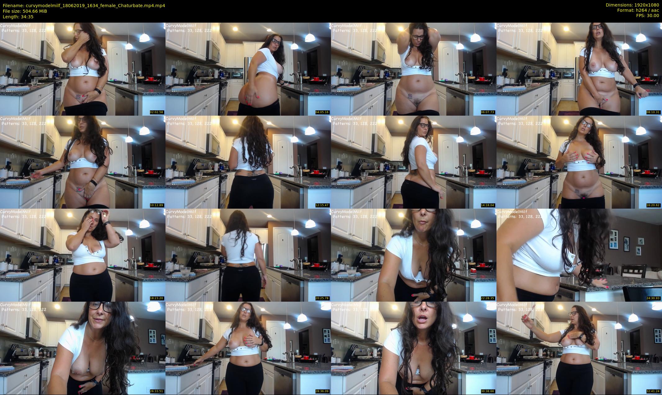 curvymodelmilf — 35 minute Chaturbate female cam show recording, 1080p, Jun 18, 2019