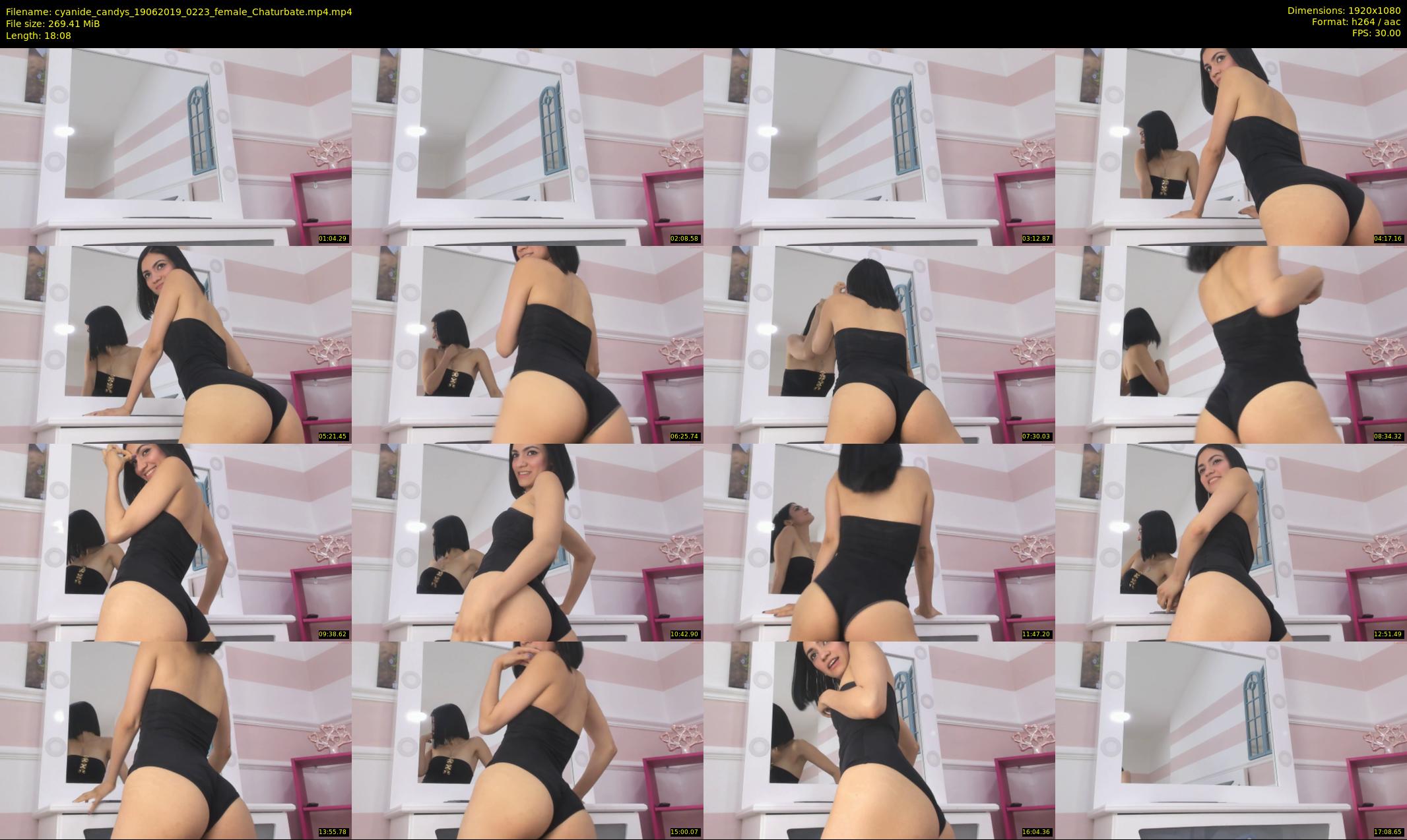 cyanide_candys — 19 minute Chaturbate female cam show recording, 1080p, Jun 19, 2019