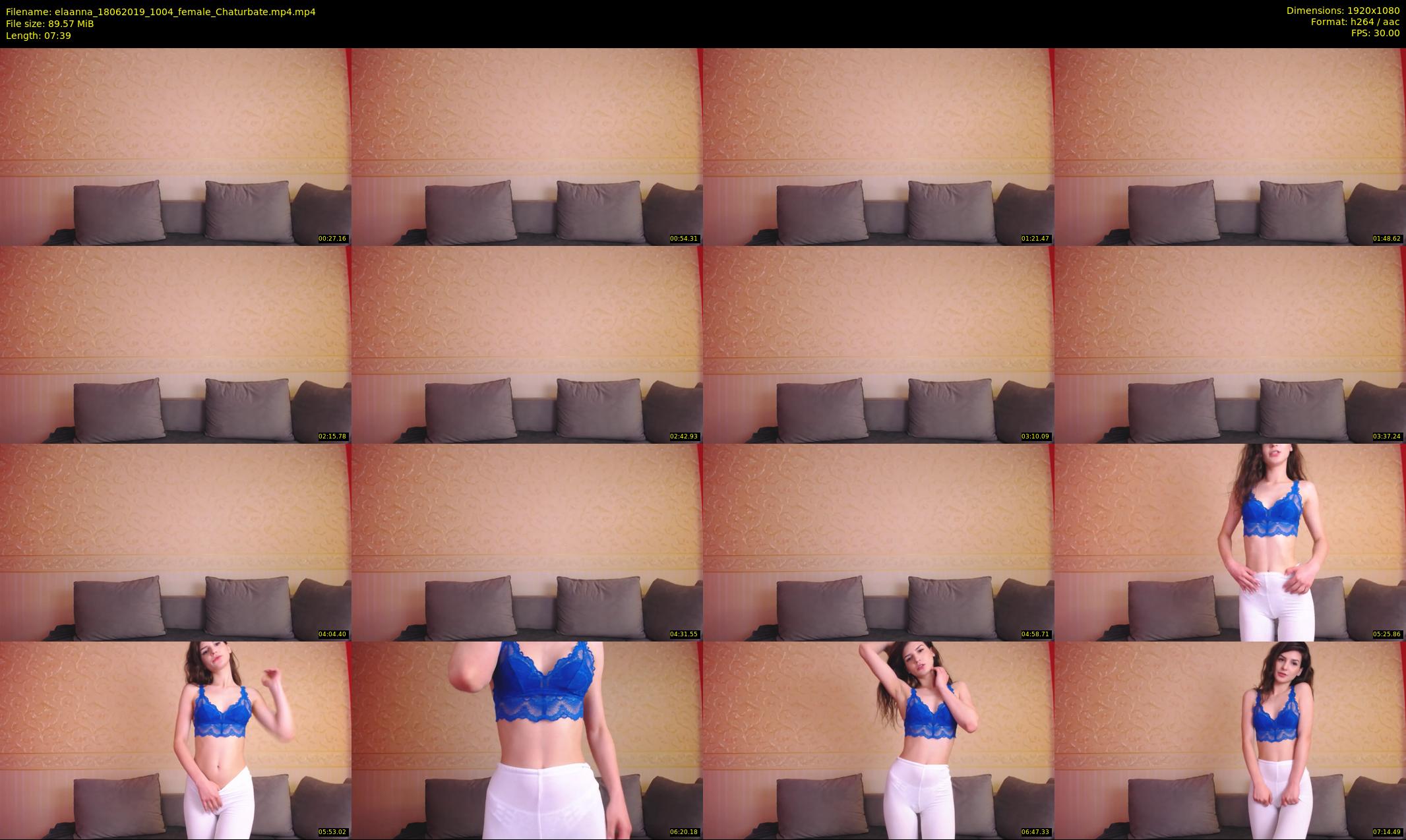 elaanna — 8 minute Chaturbate female cam show recording, 1080p, Jun 18, 2019