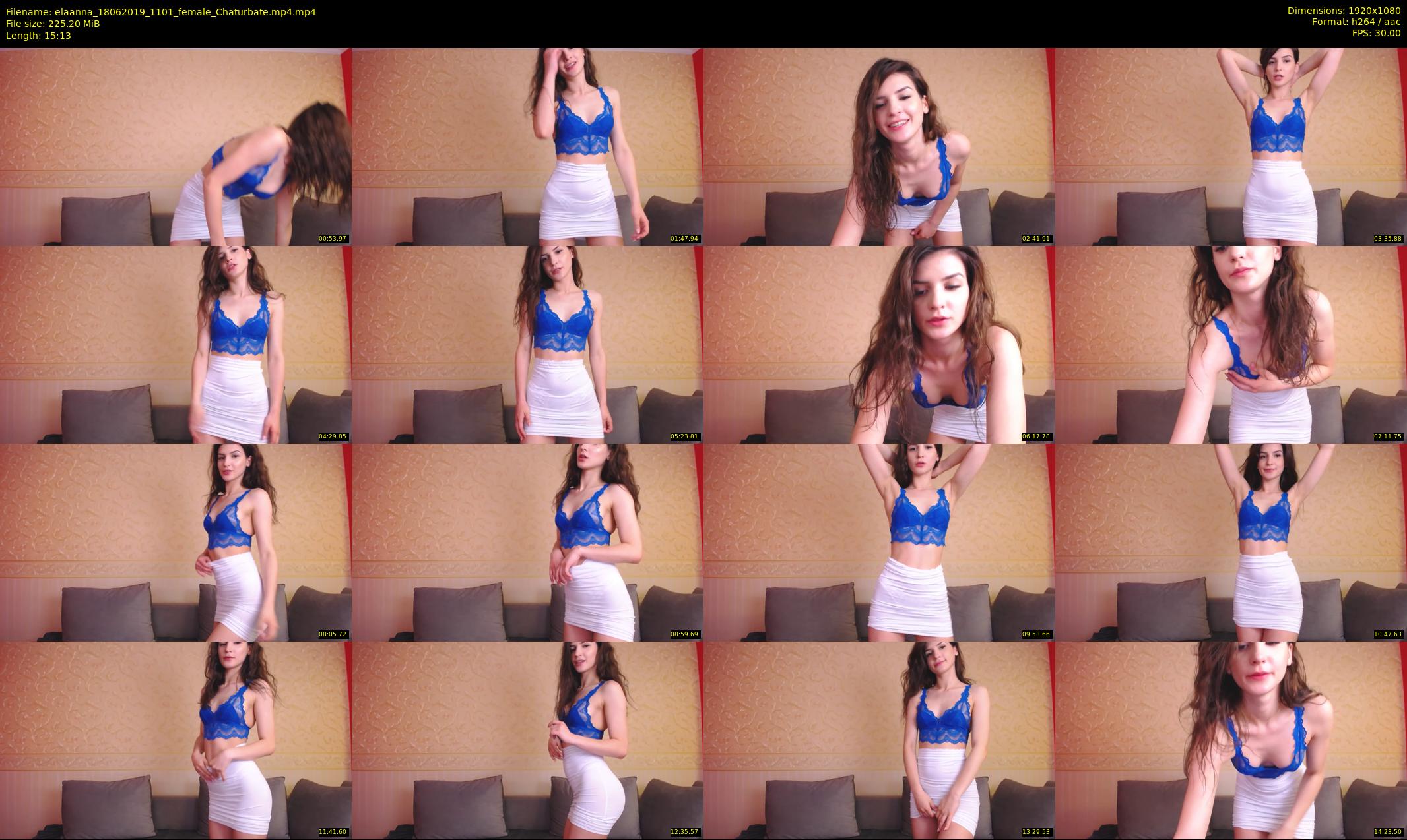 elaanna — 16 minute Chaturbate female cam show recording, 1080p, Jun 18, 2019